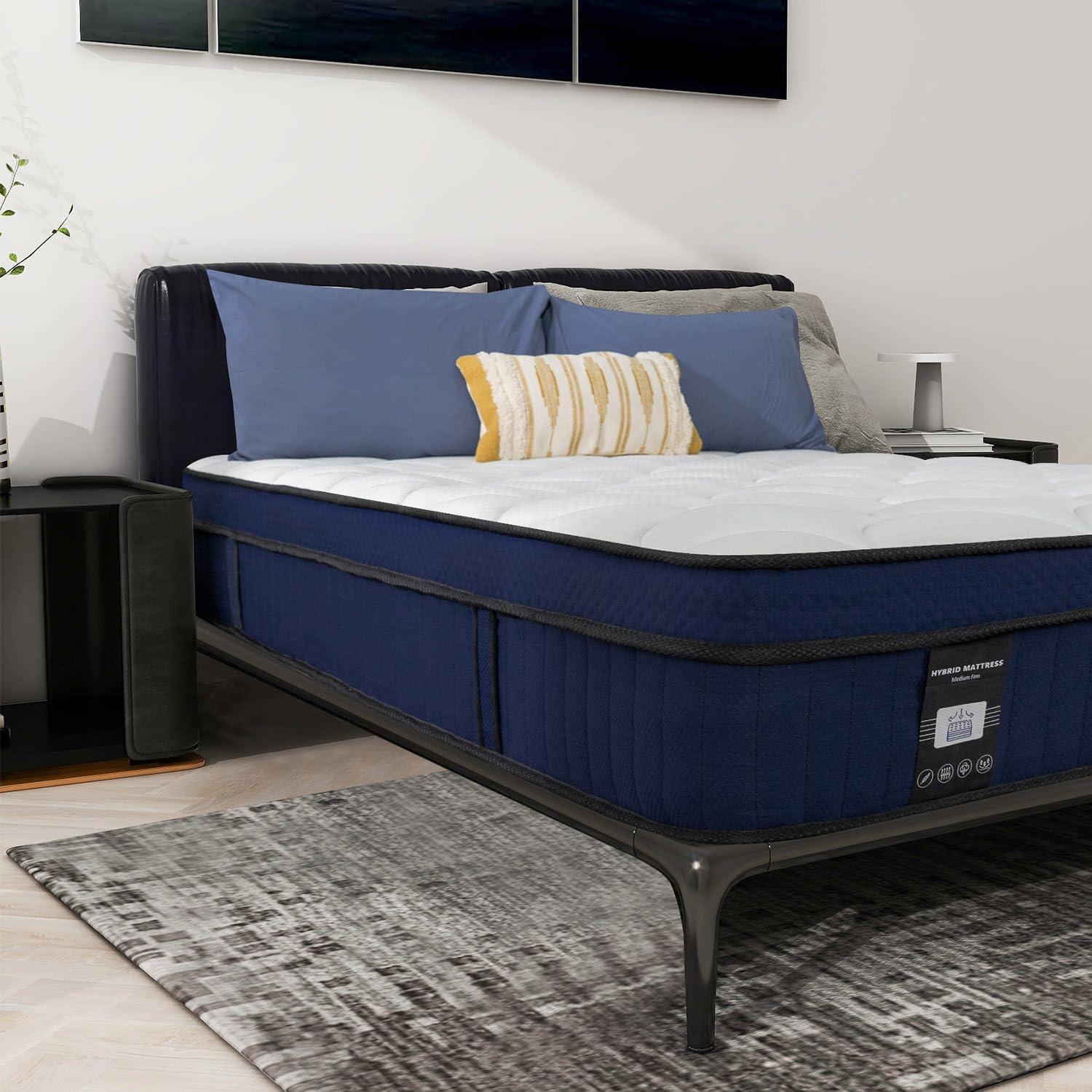 Alwyn Home Congresbury 10'' Medium Memory Foam Hybrid Mattress In A Box