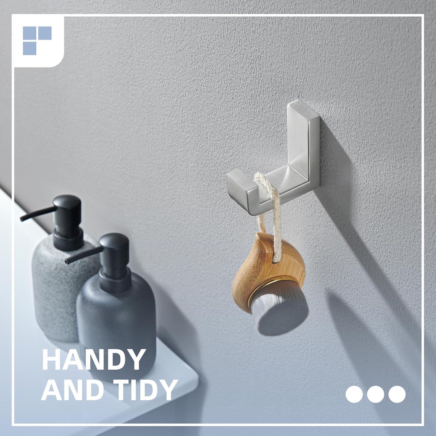 AngleSimple Stainless Steel Bathroom Wall Mounting Robe Hook KA082