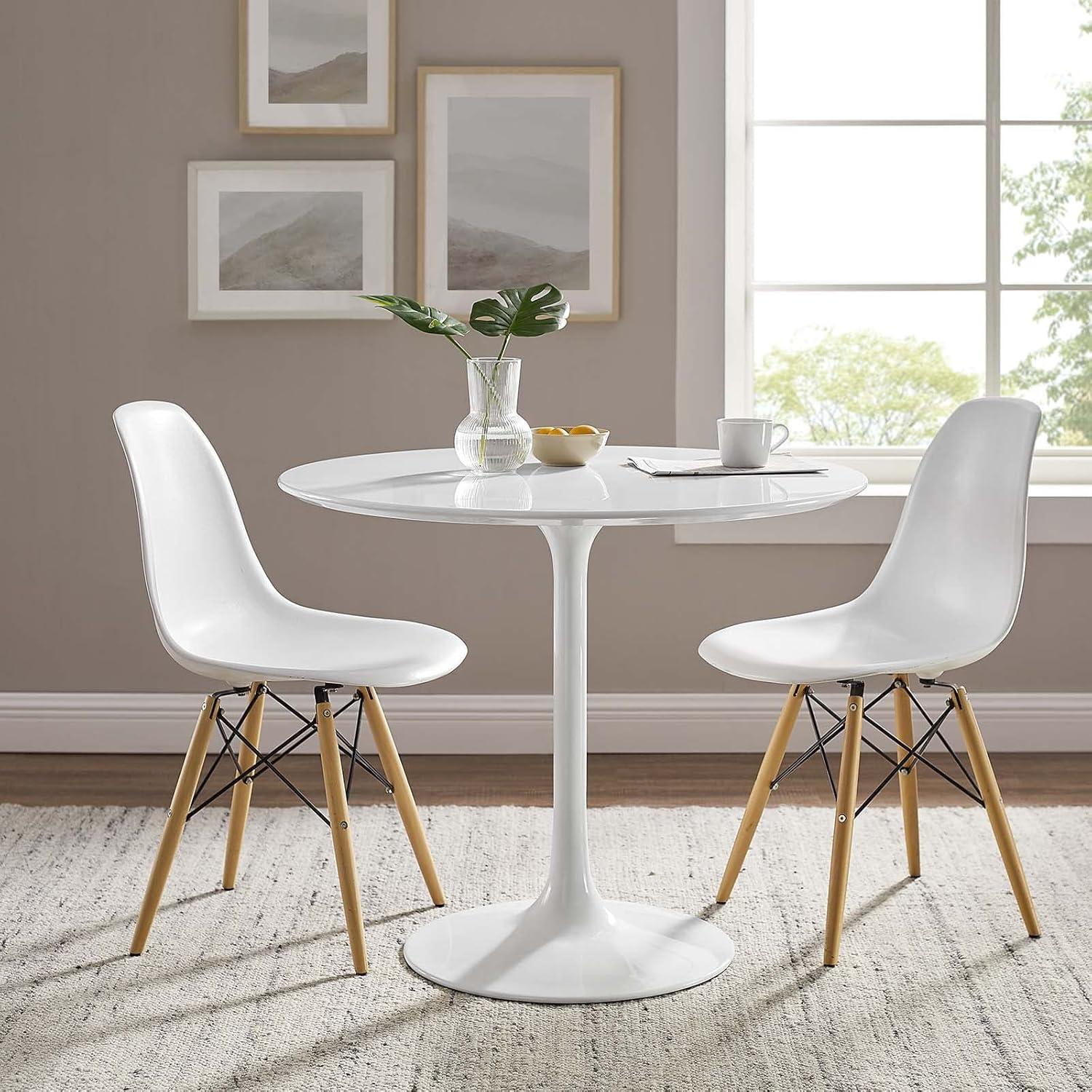 Lippa 36" Round Wood Top Dining Table by Modway