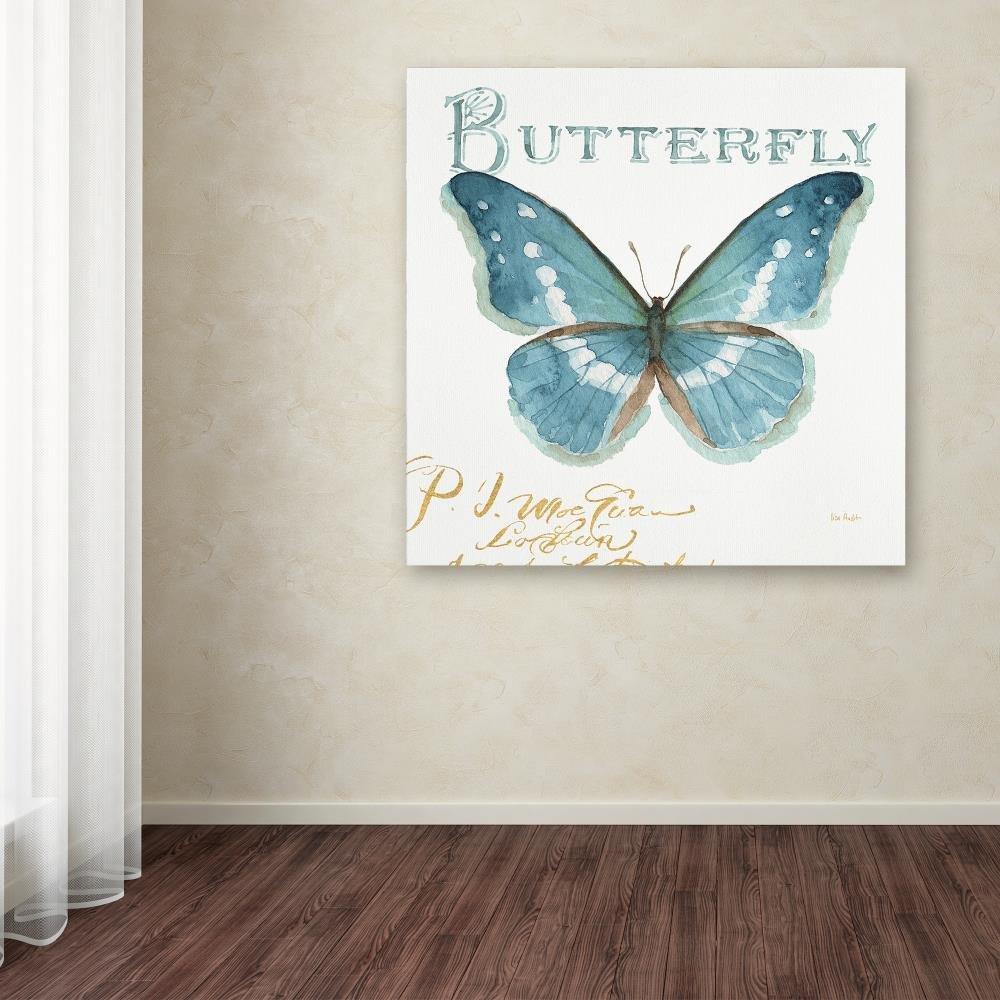 Trademark Fine Art "My Greenhouse Butterflies II" Canvas Art by Lisa Audit
