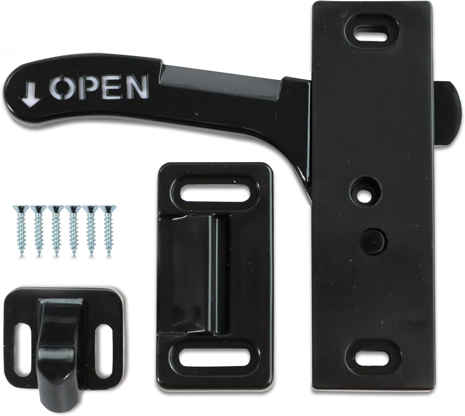 RV- Screen Door Latch Left Hand Handle Kit - Camper Motorhome Travel Trailer