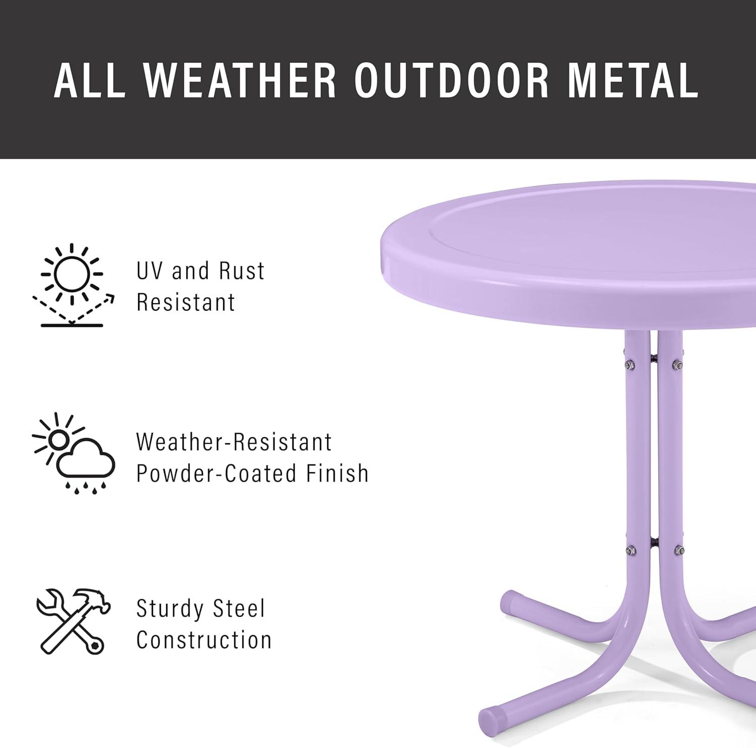 Outdoor Side Table in Lavender