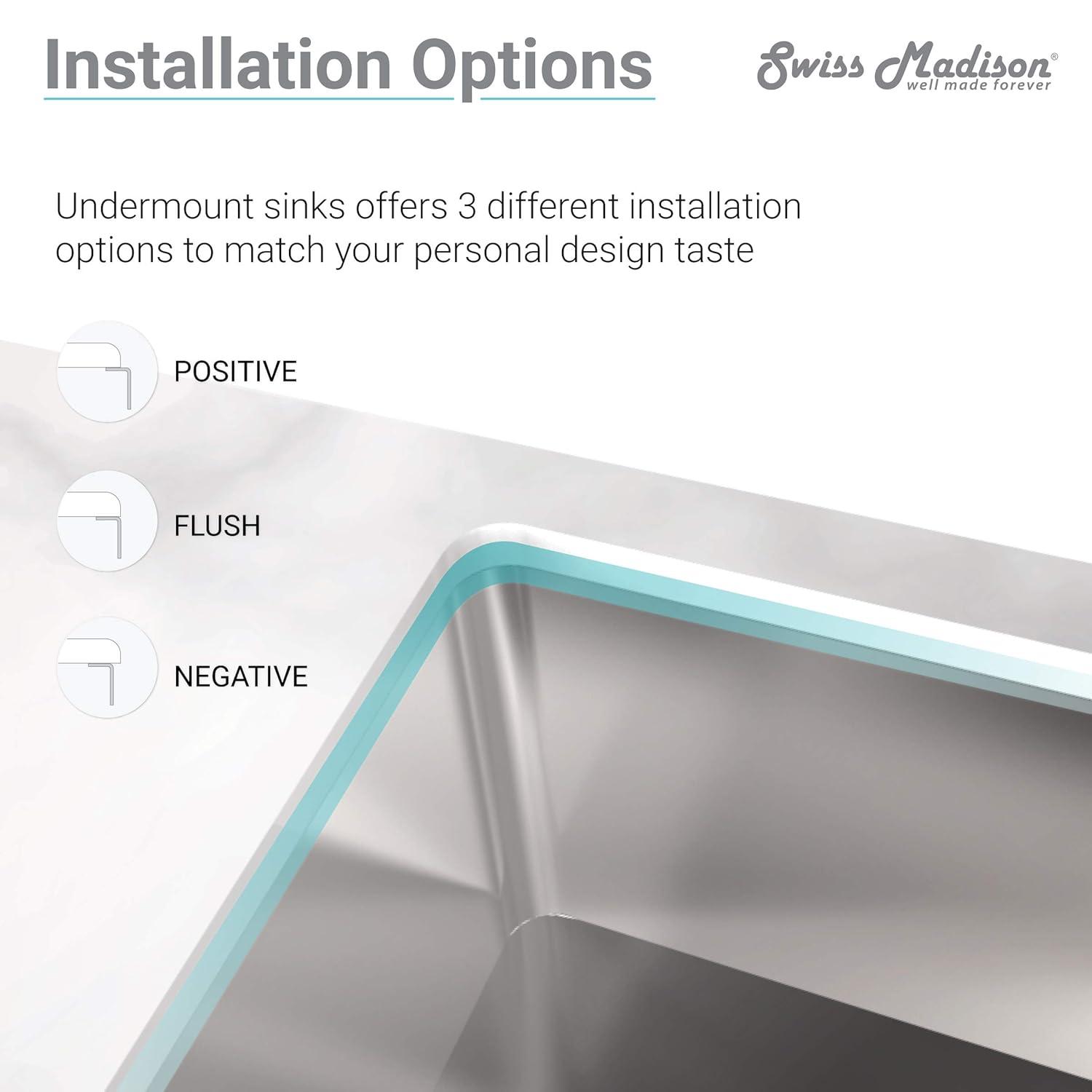 Toulouse 13 x 15 Stainless Steel Single Basin Undermount Kitchen Sink