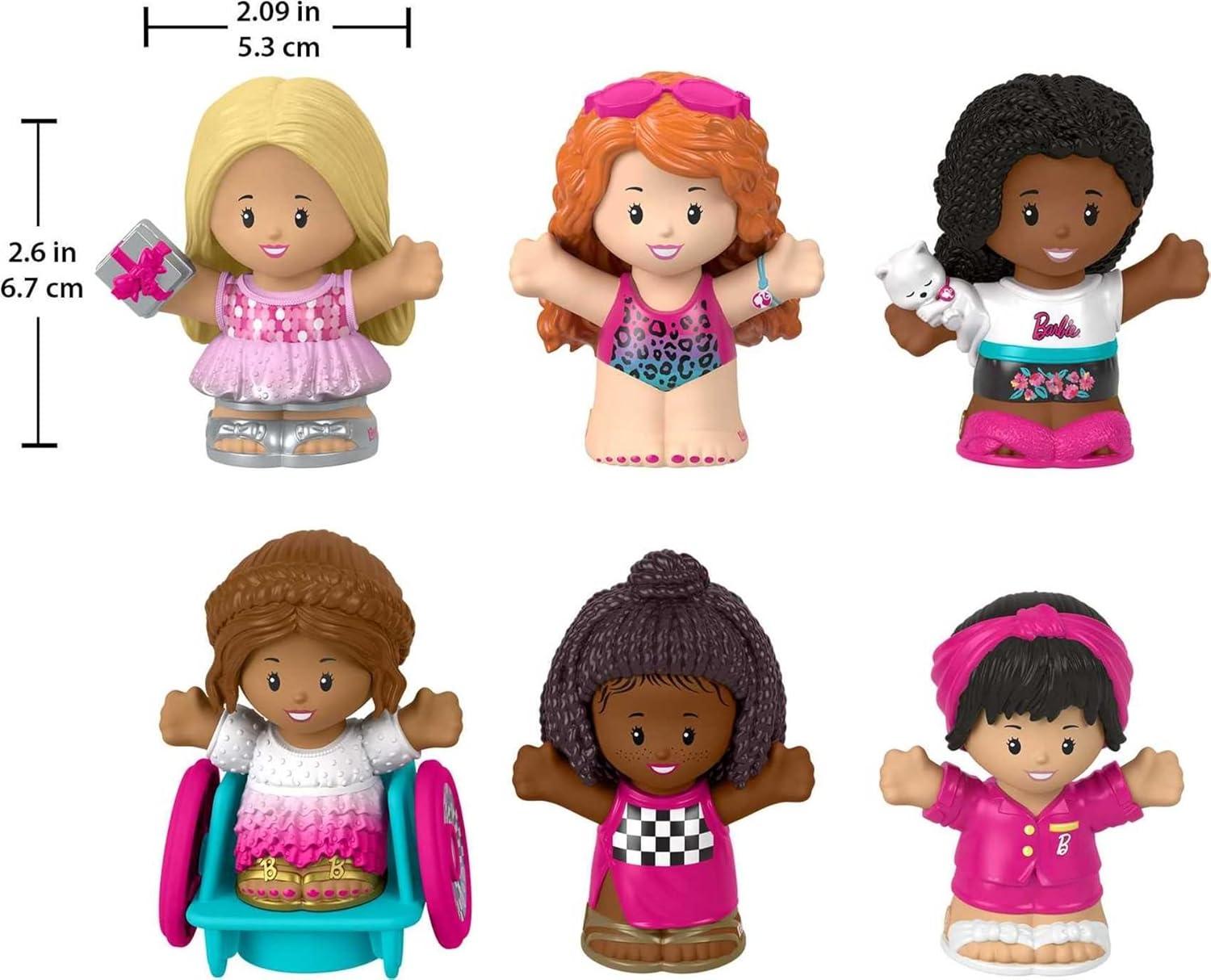 Fisher-Price Little People Barbie Themed Figure Set