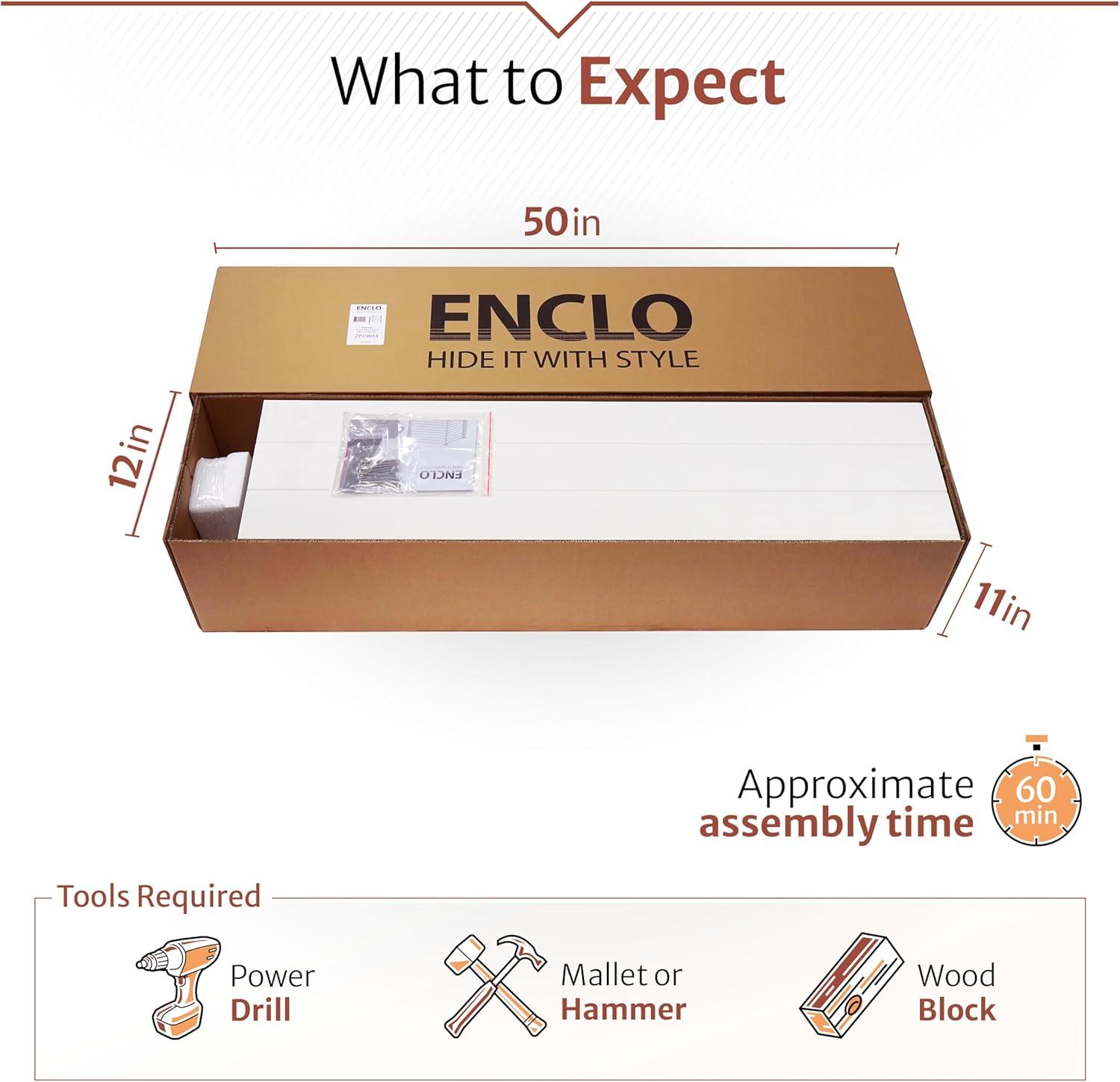 4ft H x 4ft W (2 Panels) No Dig Enclo Premium White Vinyl Privacy Screen, Outdoor Privacy Panels, Use As Air Conditioner Fence, Trash Can Enclosure, Pool Equipment Enclosure, ZP19014