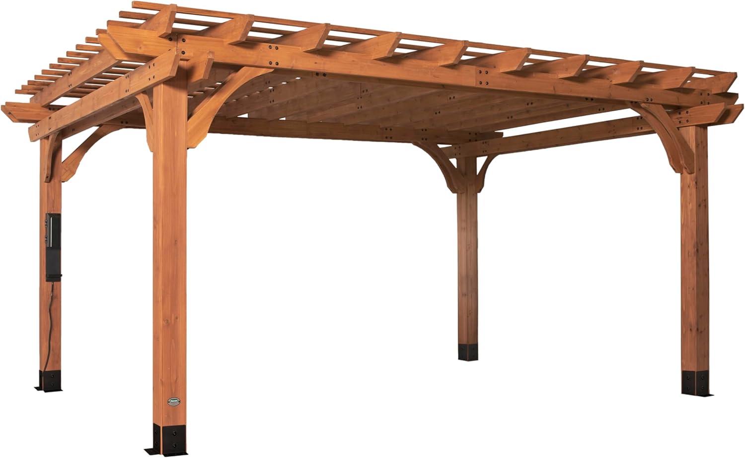 Backyard Discovery Beaumont All Cedar Wooden Pergola (Various Sizes)