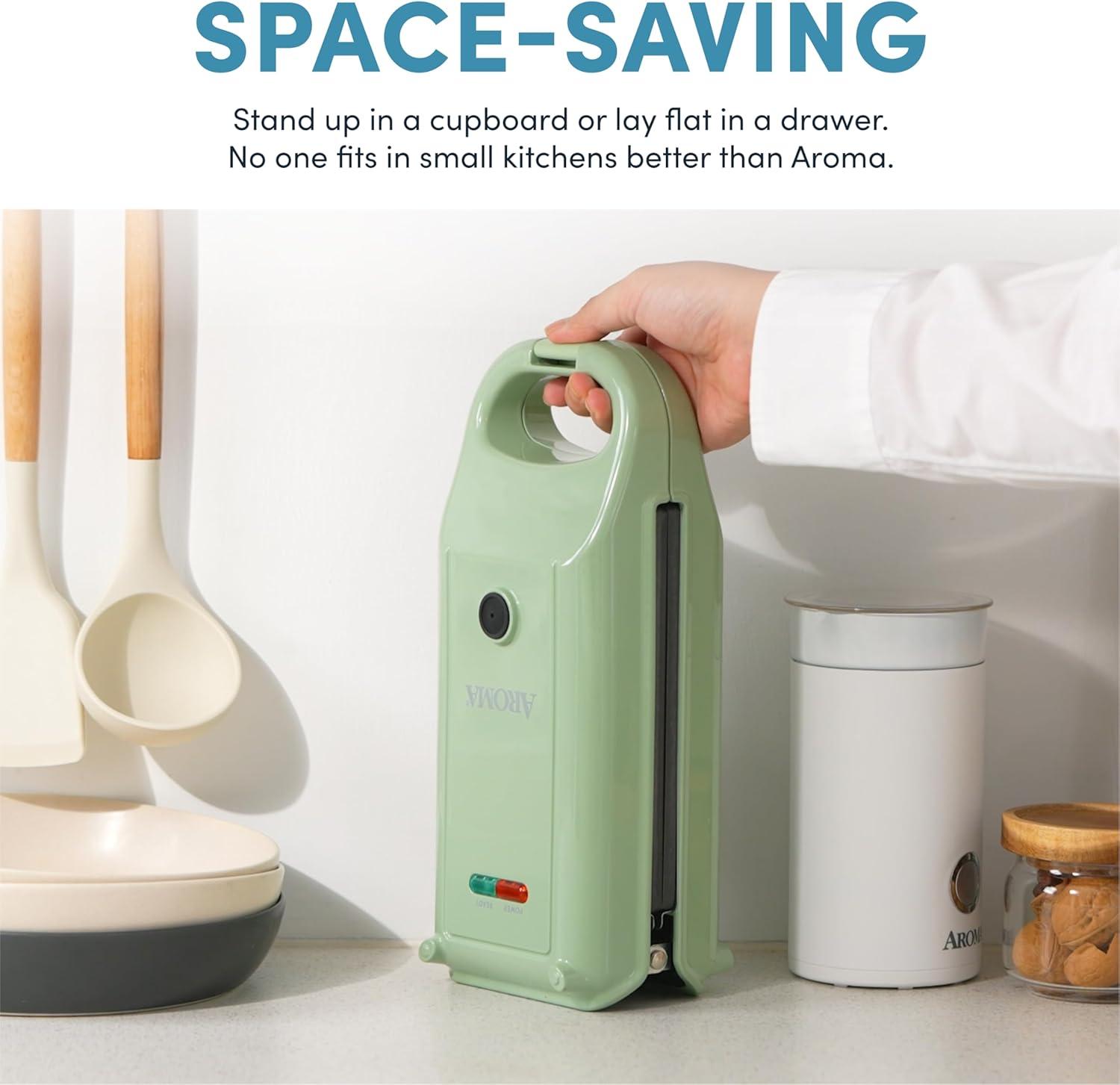 Aroma Aroma® Swap & Flip Waffle Maker With Removable Plates: 3-in-1 Panini Press, Mini Donut Maker, And Waffle Iron