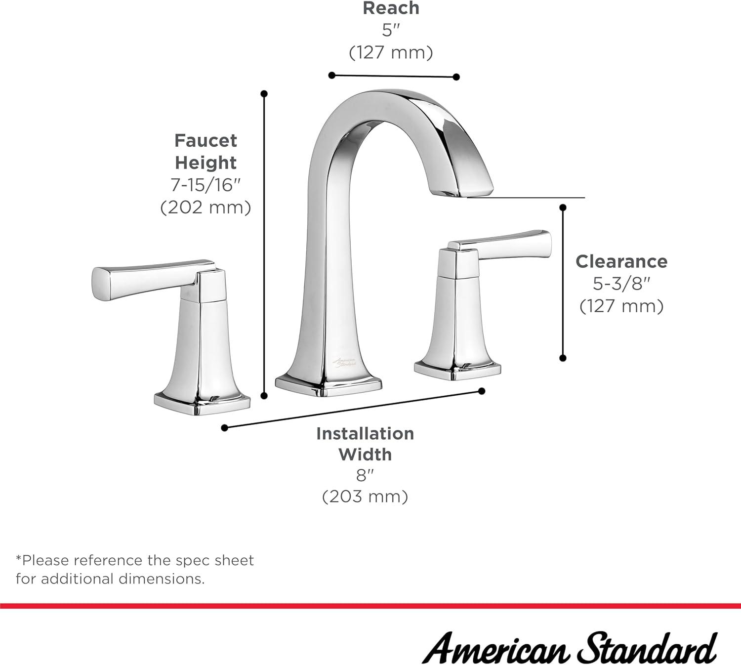 Townsend Widespread 2-handle Bathroom Faucet with Drain Assembly