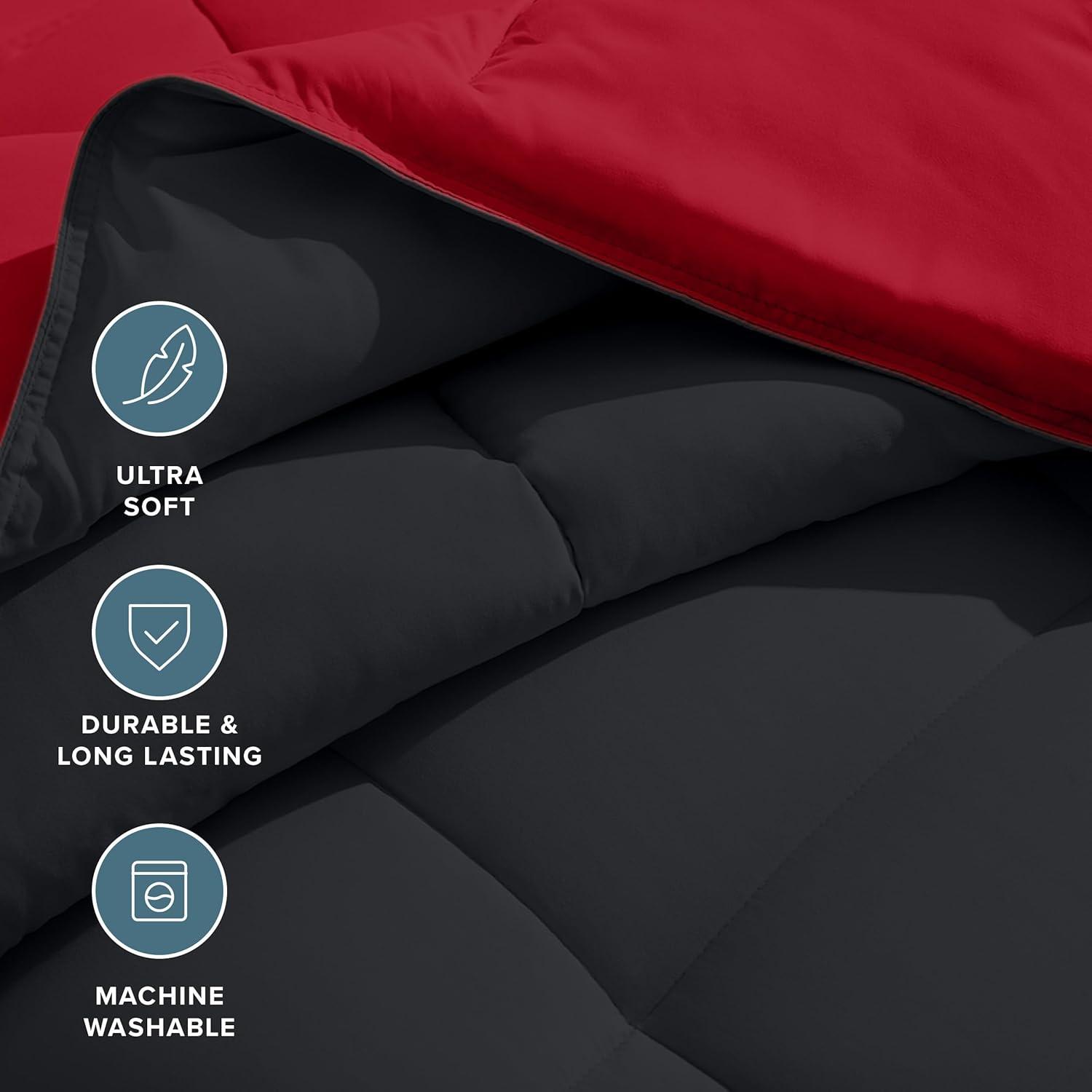 Bare Home Premium Ultra Soft Microfiber Reversible Comforter
