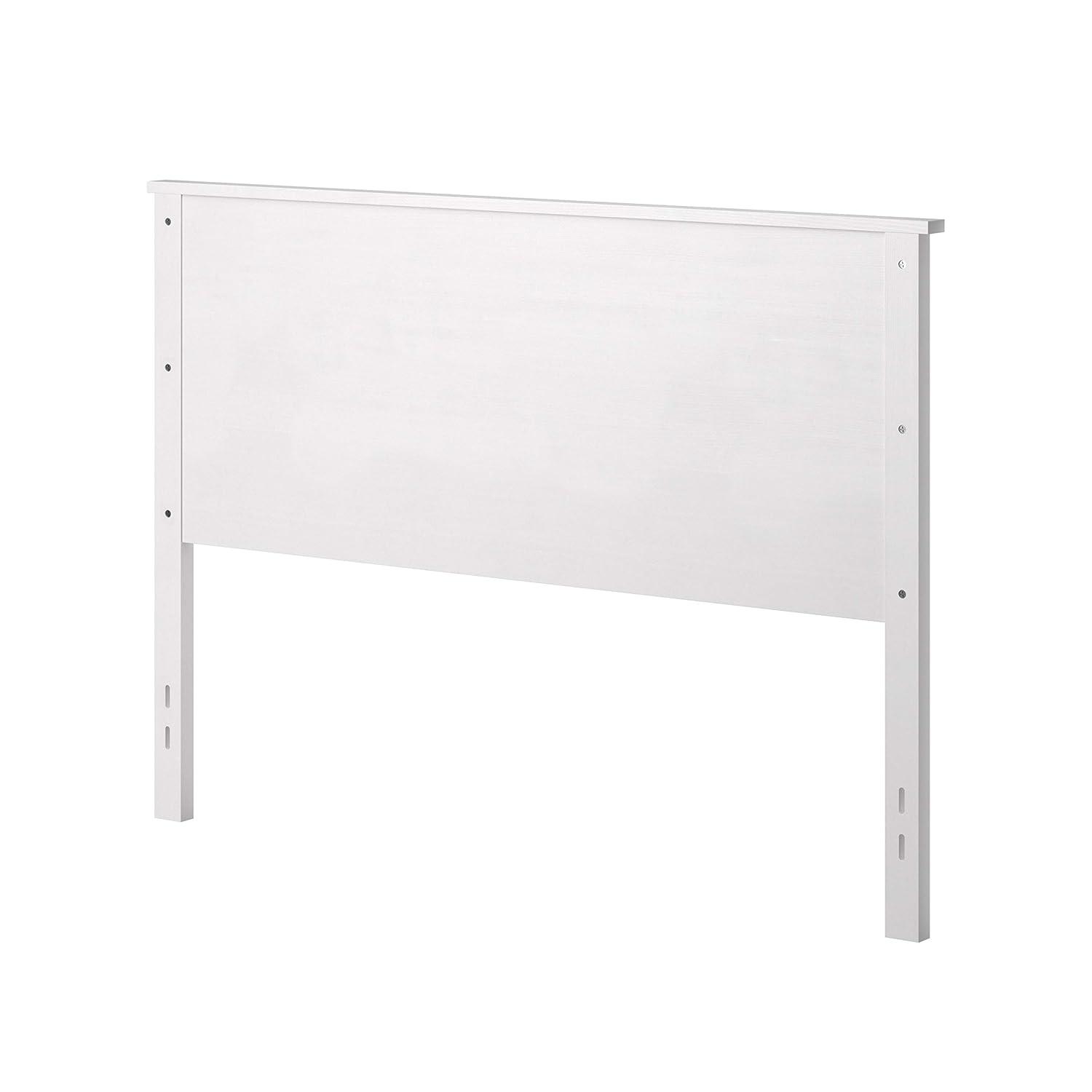 Glenwillow Home Farmhouse Wood Headboard in White, Queen