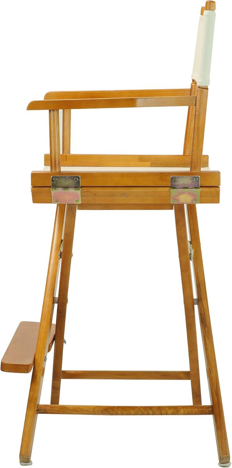 "24" Director's Chair Honey Oak Frame-Natural/Wheat Canvas"