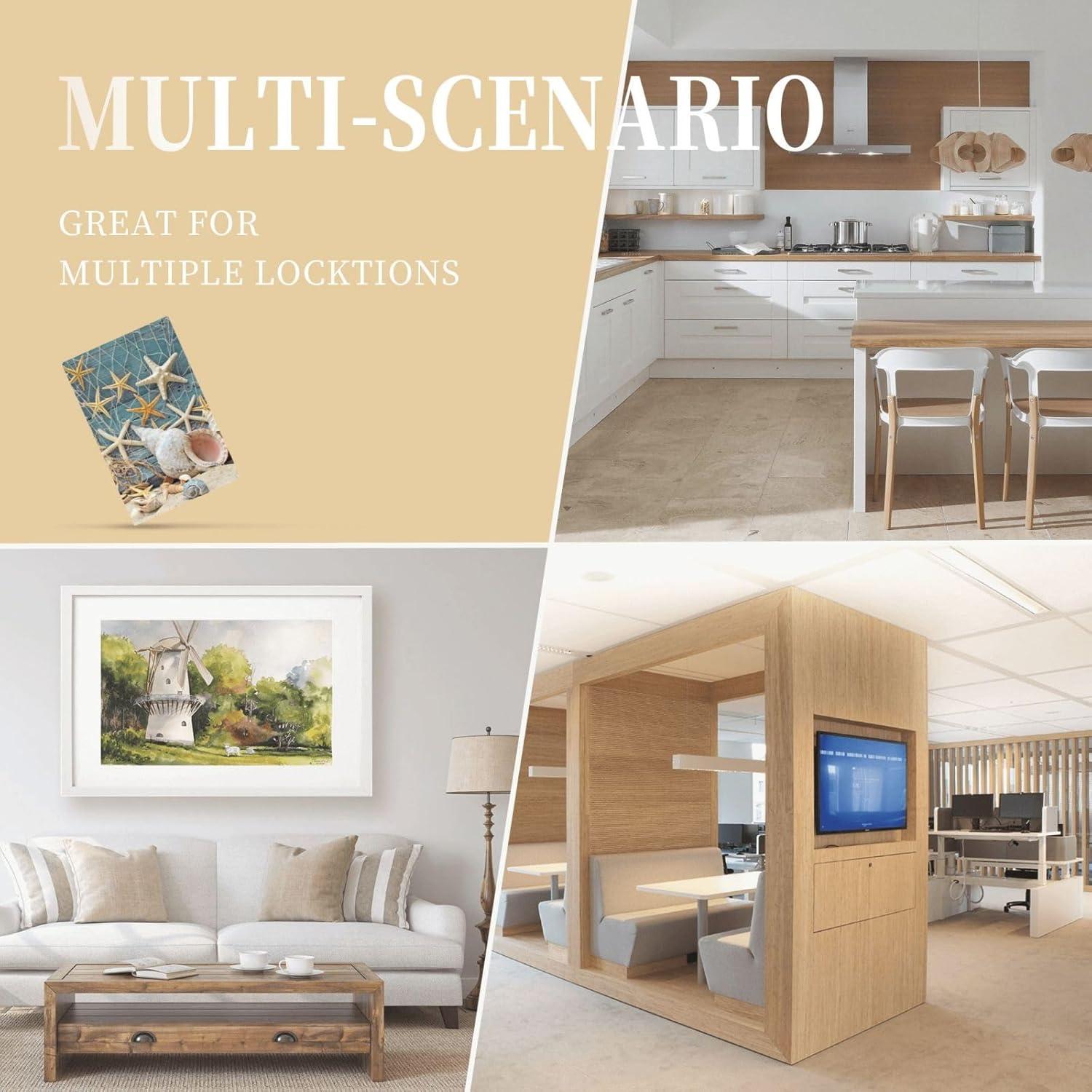 Sunyuer Sea Starfish Beach Decorative Wall Plate, 1 Gang Single Blank Outlet Cover Decorative Switch Plate for Kitchen Bathroom Bedroom, 4.5x2.76 Inch