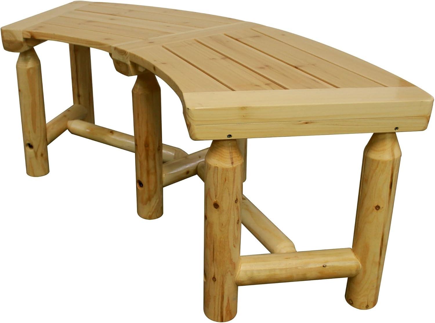 Alaniz Pine Outdoor Bench