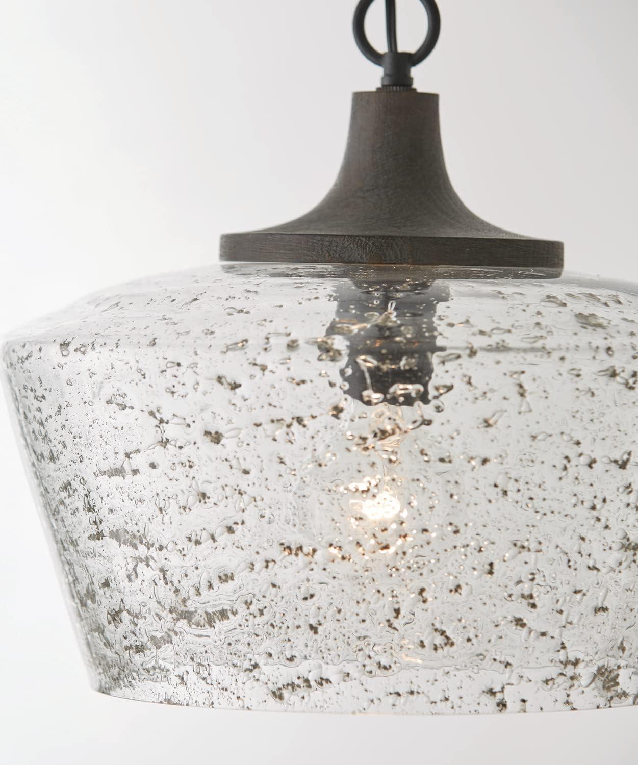 Capital Lighting Clive 1 - Light Pendant in  Carbon Grey/BlackIron