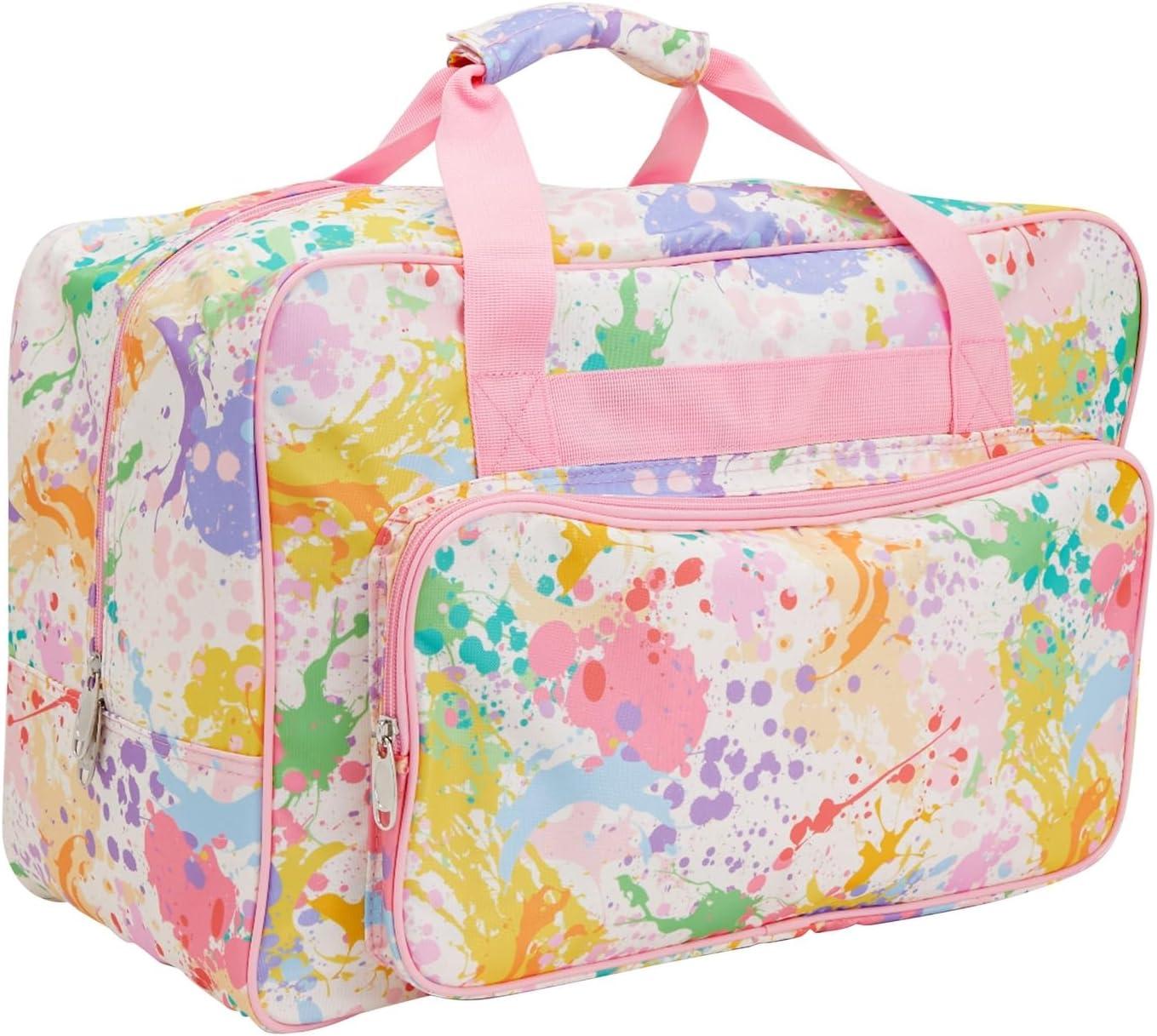 Bright Creations Watercolor Sewing Machine Carrying Case (18.1 x 9.4 x 12.2 In)