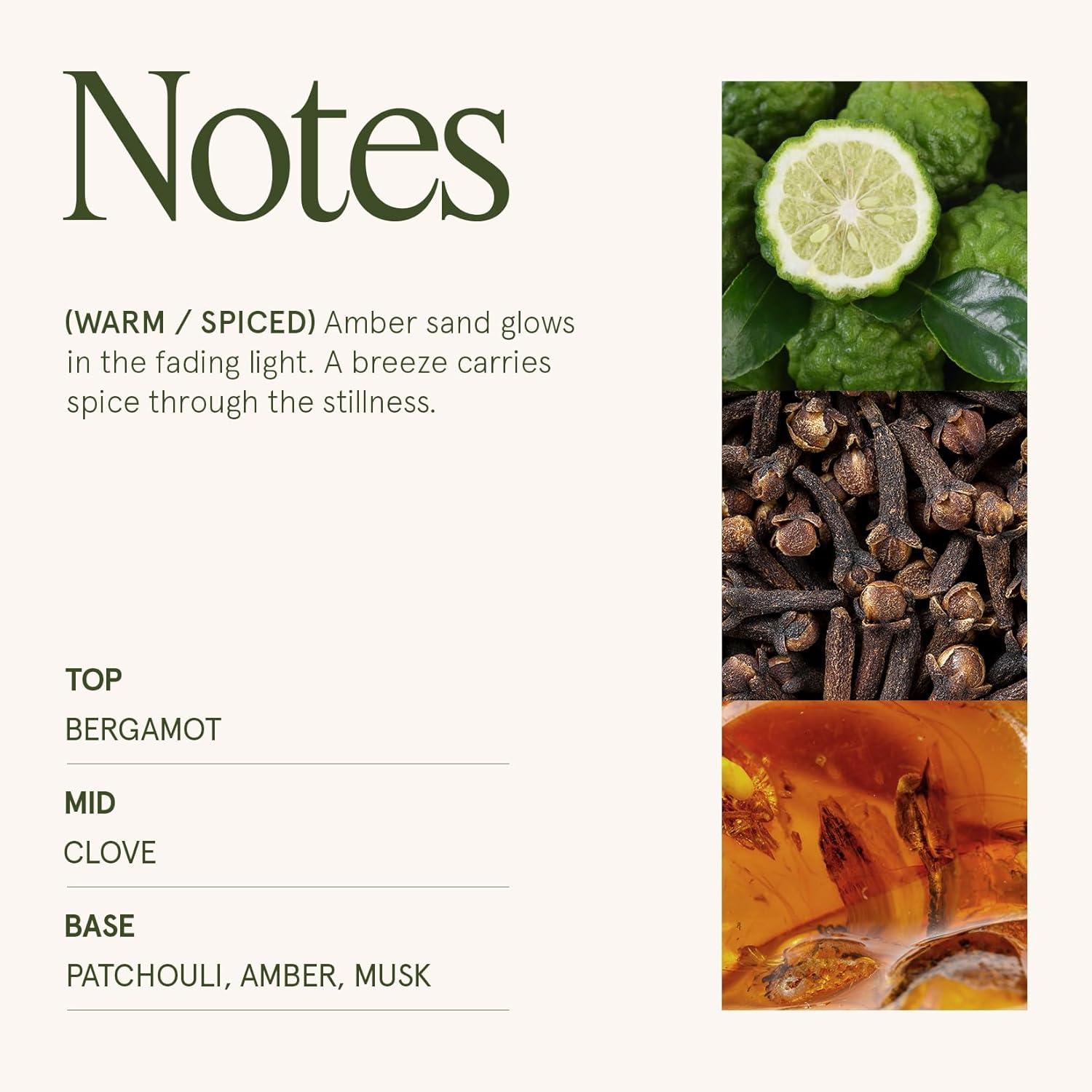 Amber Glass Jar Soy Scented Candle, 10 oz