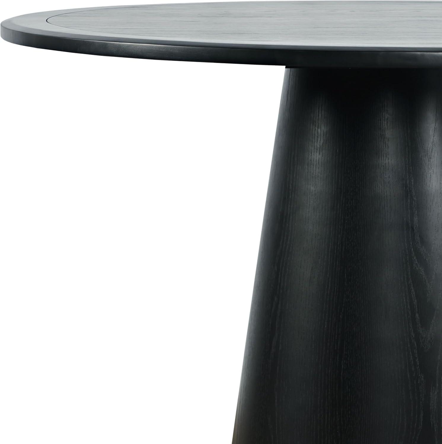 Jofran Nash Mid-Century Modern 45" Round Pedestal Counter Height Dining Table