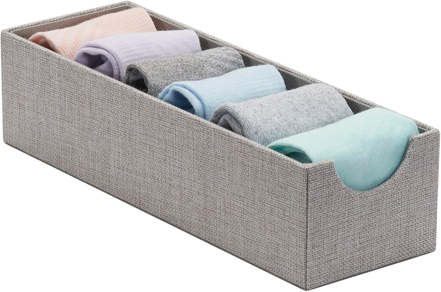 Household Essentials Narrow Shelf Organizer Tray Gray