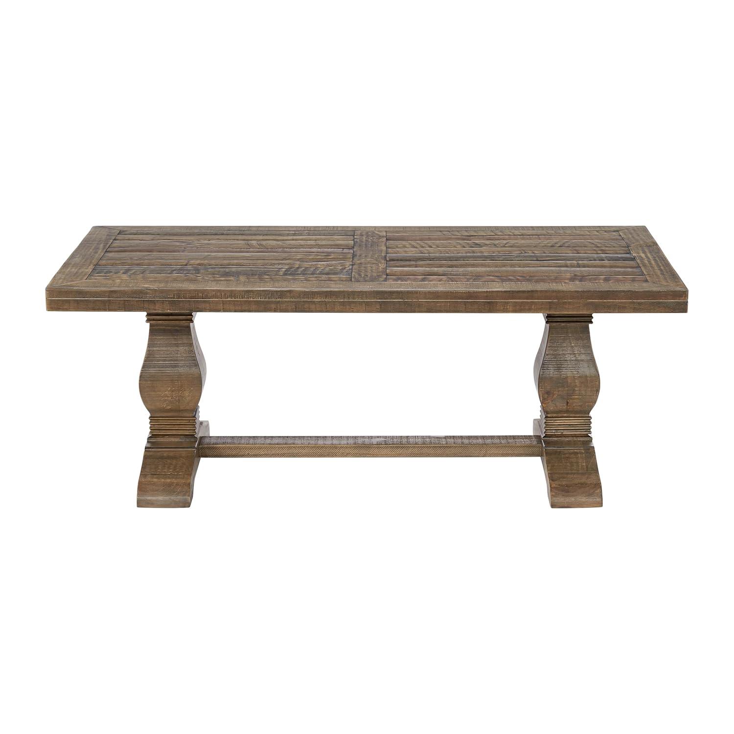 Martin Svensson Home Napa Pedestal Coffee Table, Reclaimed Natural