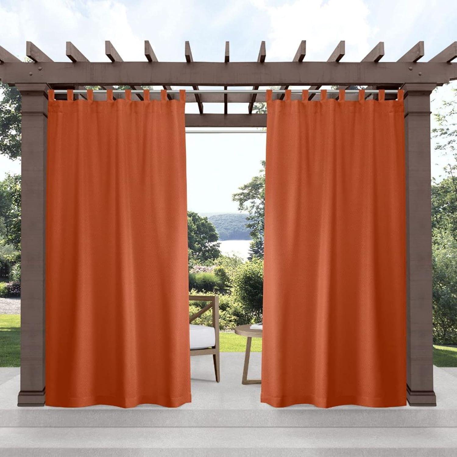 Polyester Semi Sheer Curtain Pair (Set of 2)