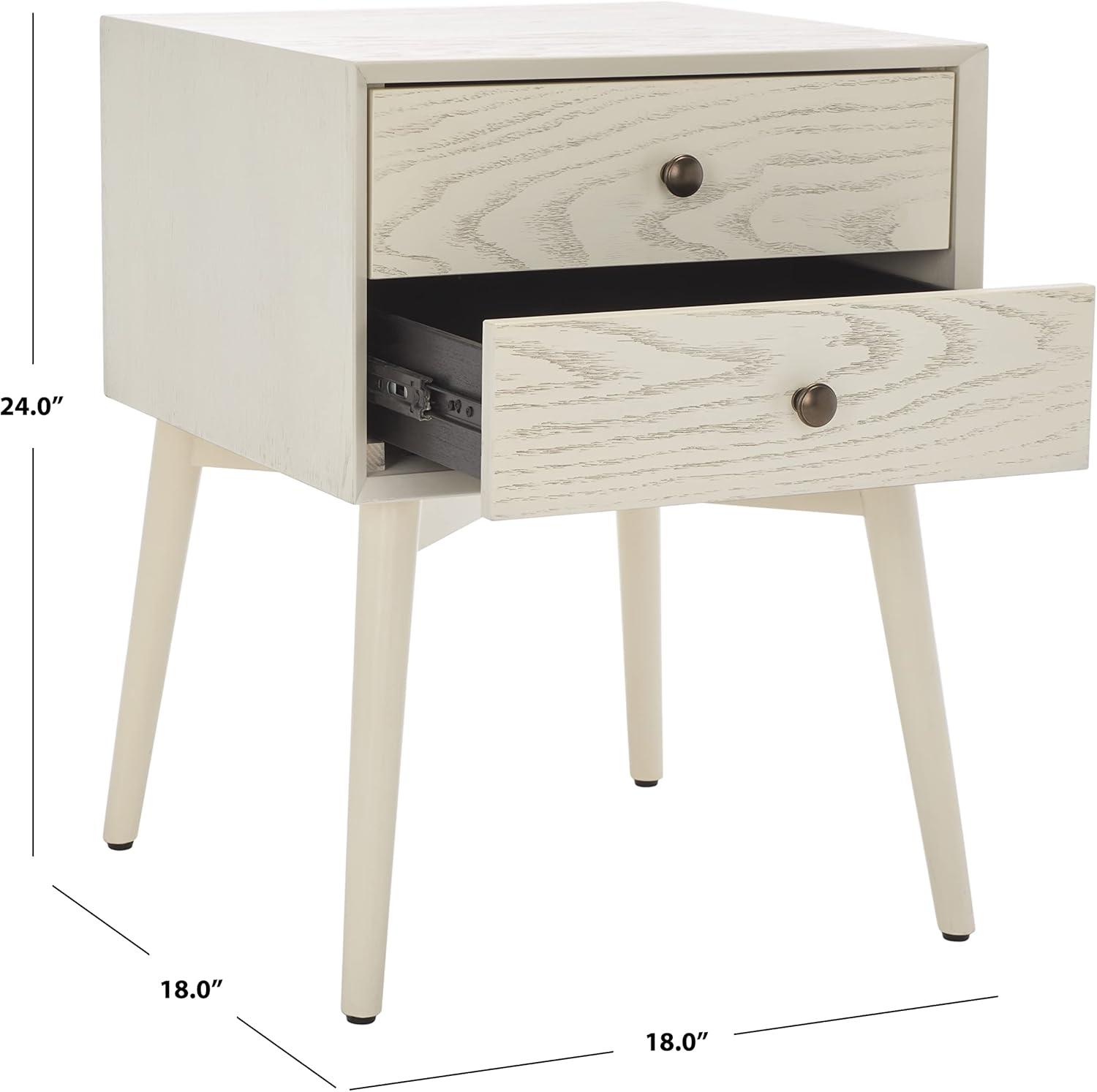 Scully 2 Drawer Nightstand - Safavieh