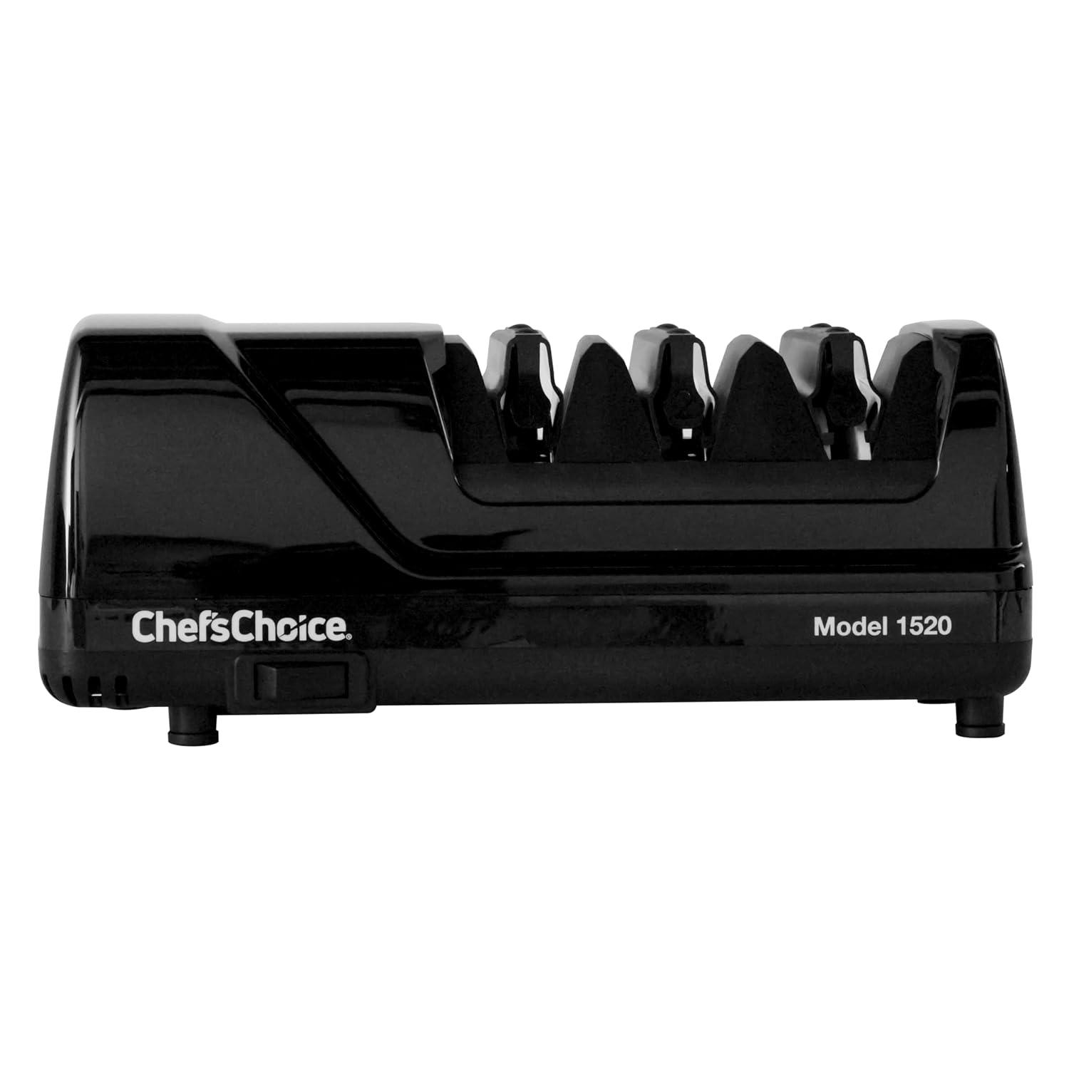 Chef'sChoice Model 1520 Electric Sharpener - 2-Stage 15°/20° Dizor