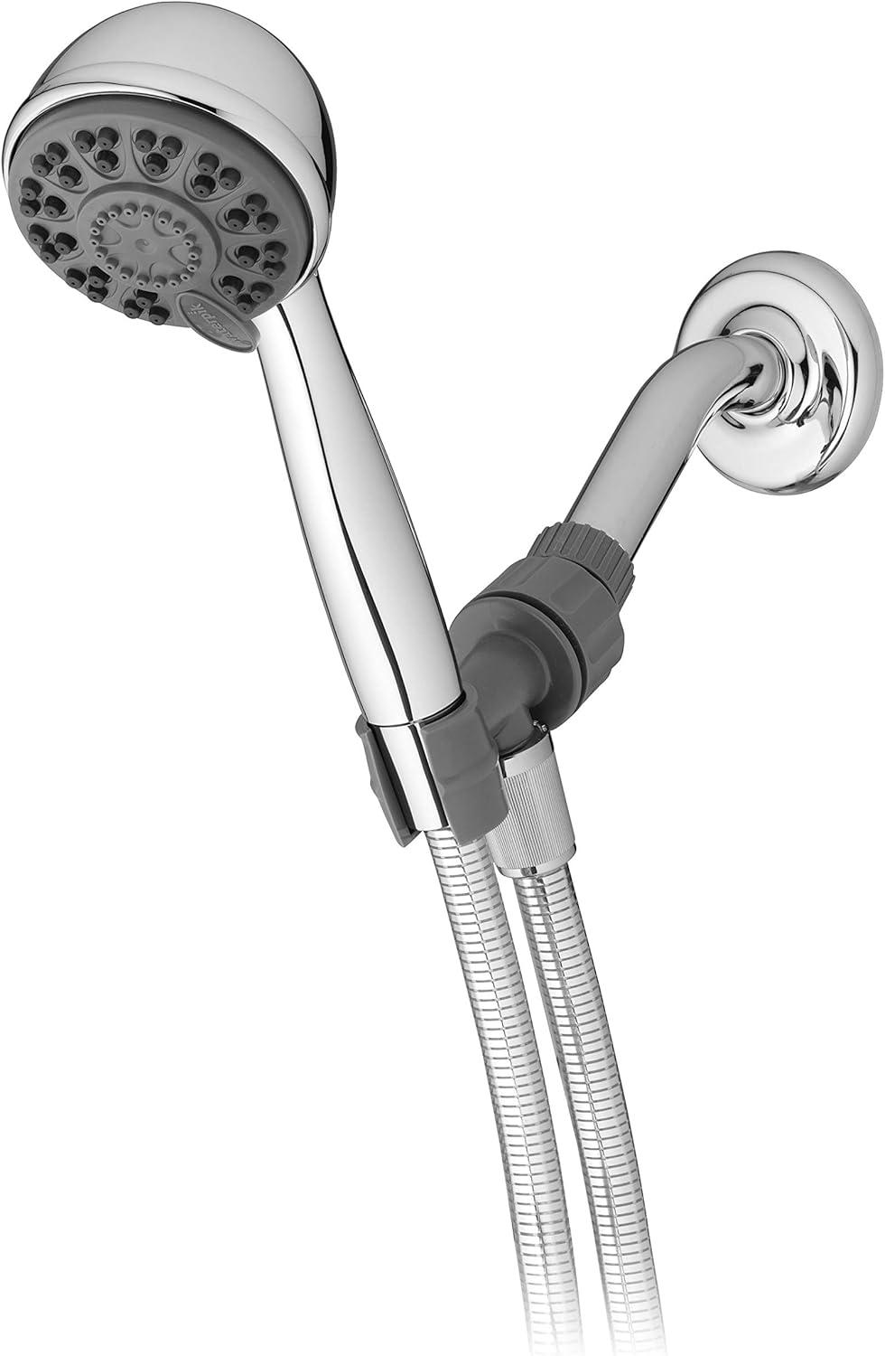 Waterpik Chrome 4-Mode Handheld Shower Head with Pulse