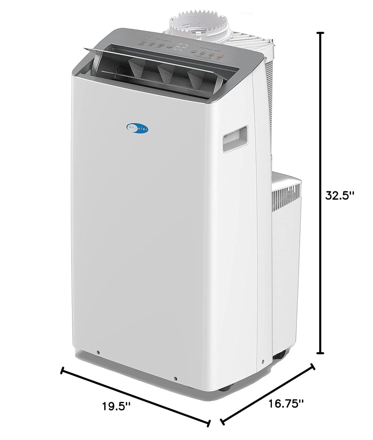 Whynter Whynter 12000 BTU Inverter Dual Hose Portable Air Conditioner for 500 sq. ft. with Smart Wi-Fi