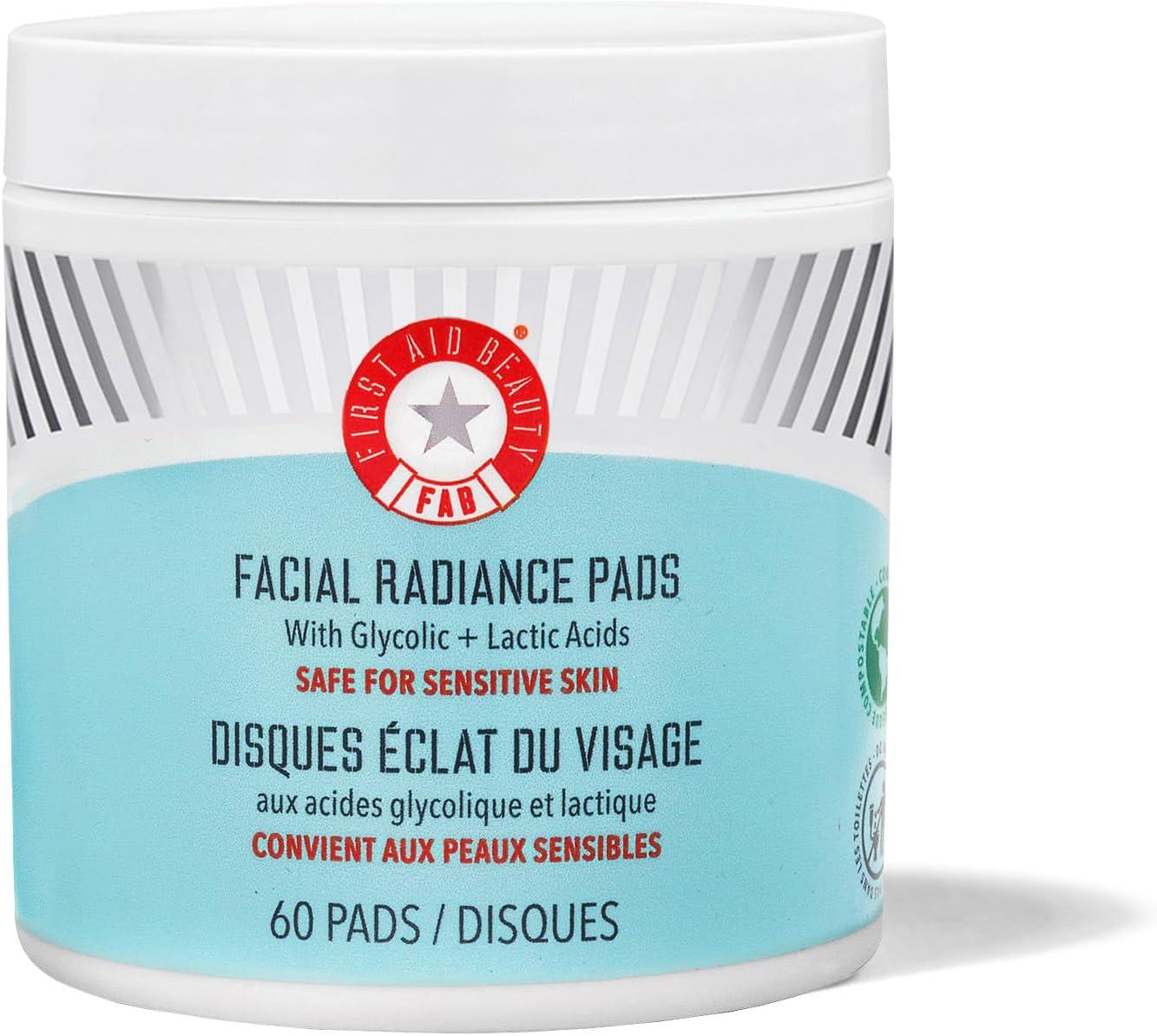 FIRST AID BEAUTY Gentle Exfoliating Facial Pads for Sensitive to Normal Skin - Fragrance-Free - 60ct - Ulta Beauty