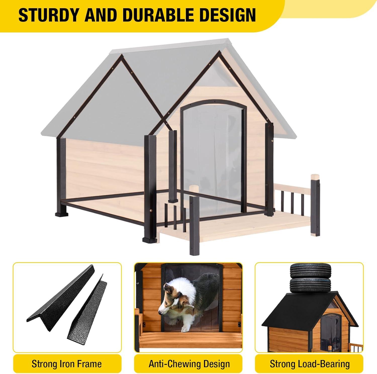Aivituvin Wood Insulated Dog House