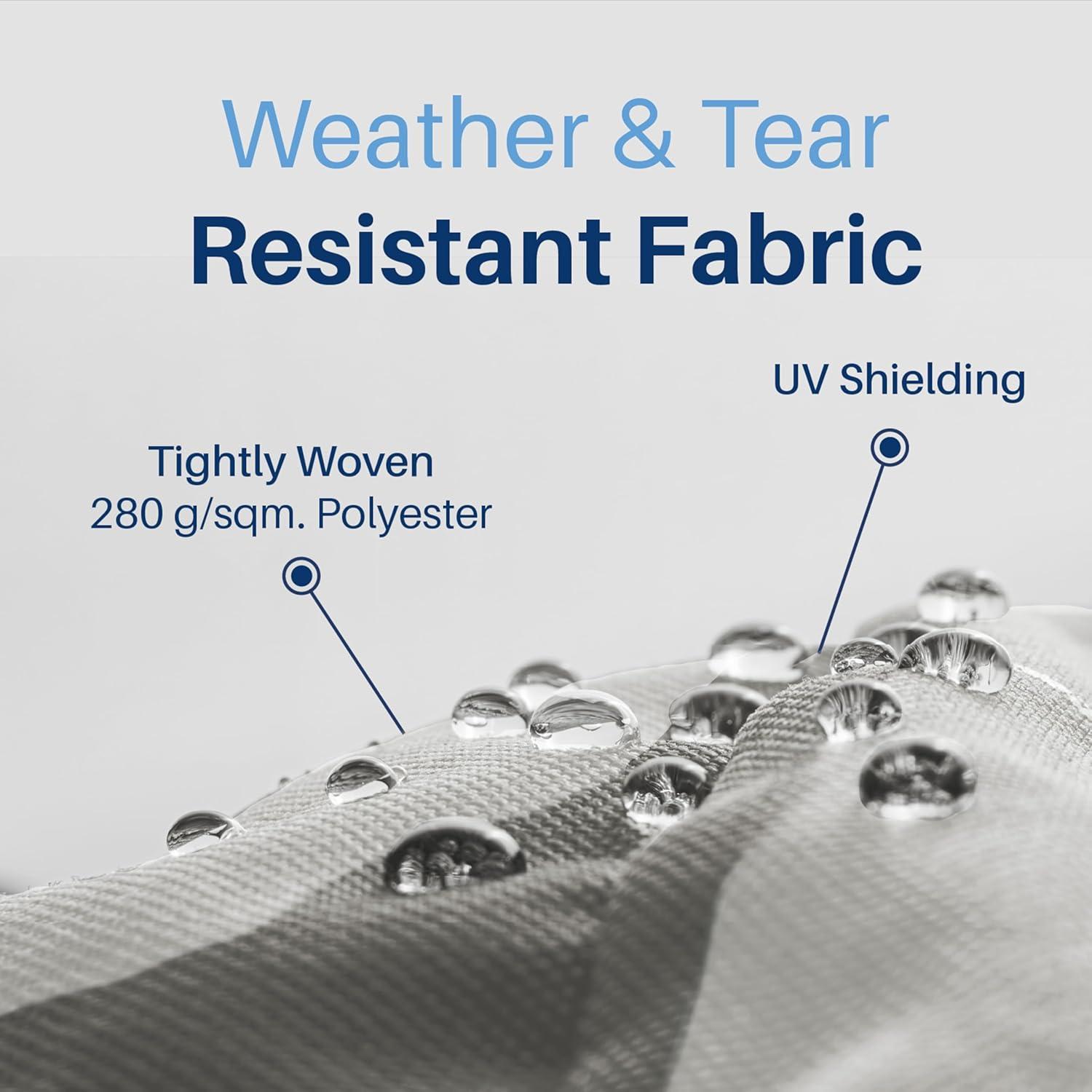 Retractable Home Patio Awning | Deck Canopy |UV Protection Sunshade | Manual Black Frame | Upgraded 2024