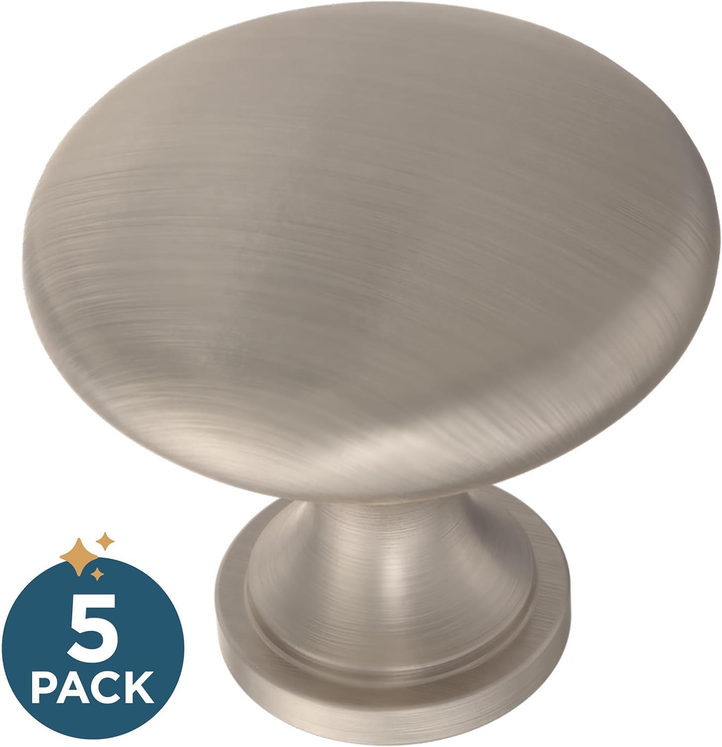 Mushroom 1.125" Antimicrobial Cabinet Knob