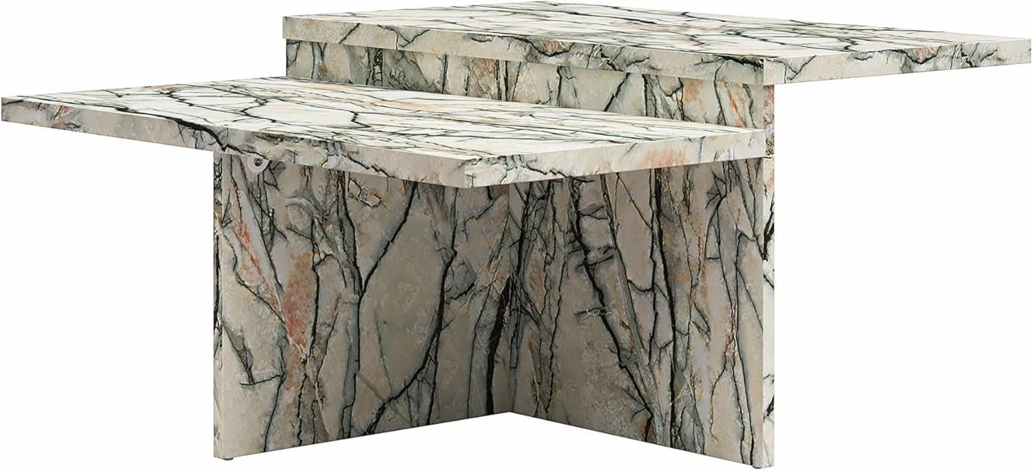 CosmoLiving by Cosmopolitan Brielle Two-Tiered Coffee Table
