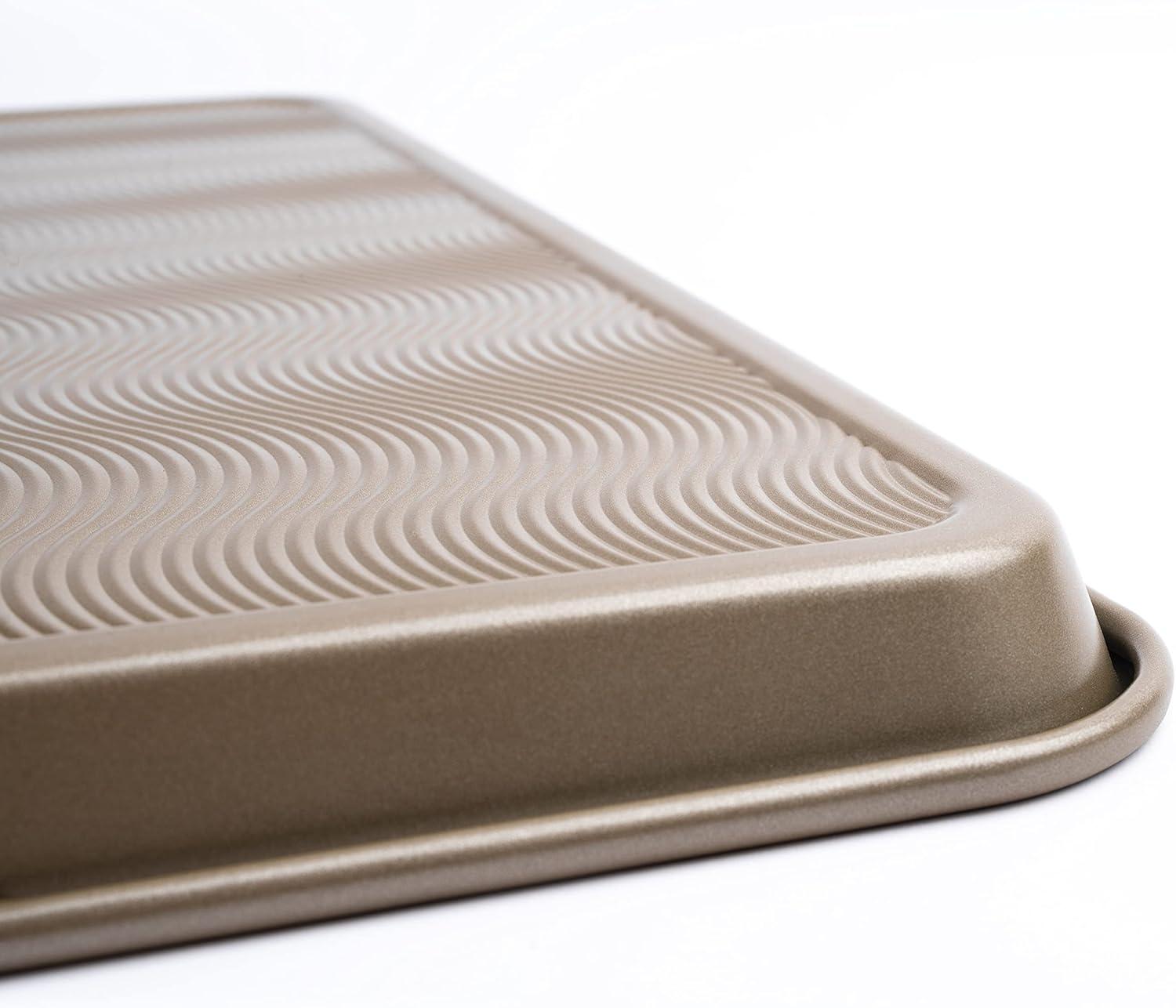 Cuisipro 15.5 x 10.5 x 1-Inch Rectangular Steel Nonstick Baking Sheet Pan
