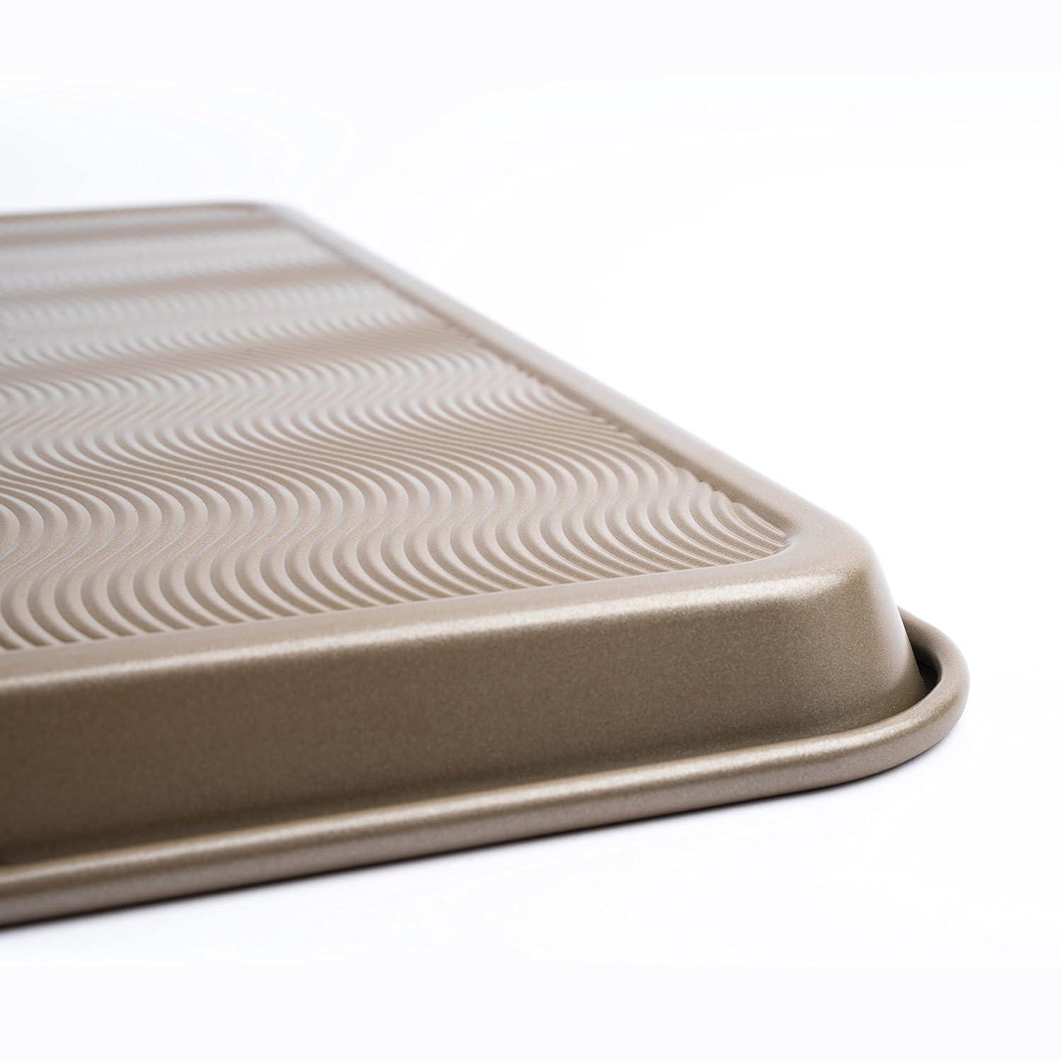 Cuisipro 15.5 x 10.5 x 1-Inch Rectangular Steel Nonstick Baking Sheet Pan