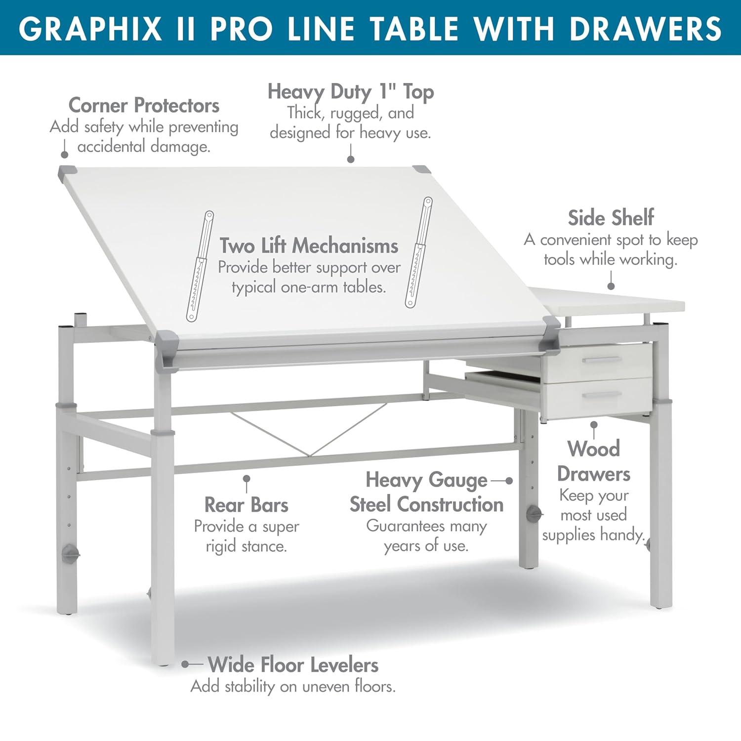 Inbox Zero Cowie Height Adjustable Drafting Table
