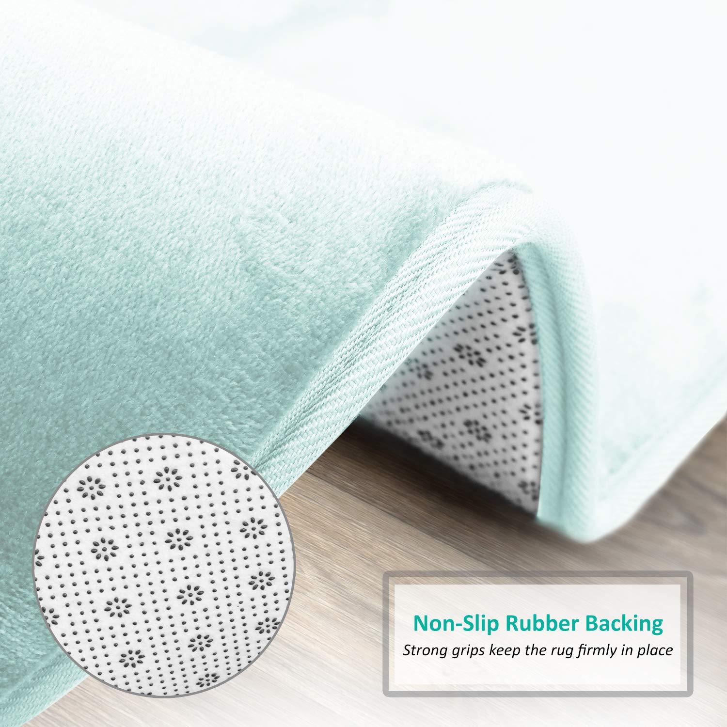 Ultra Soft and Absorbent Memory Foam Bath Rug Set with Non-Slip Backing
