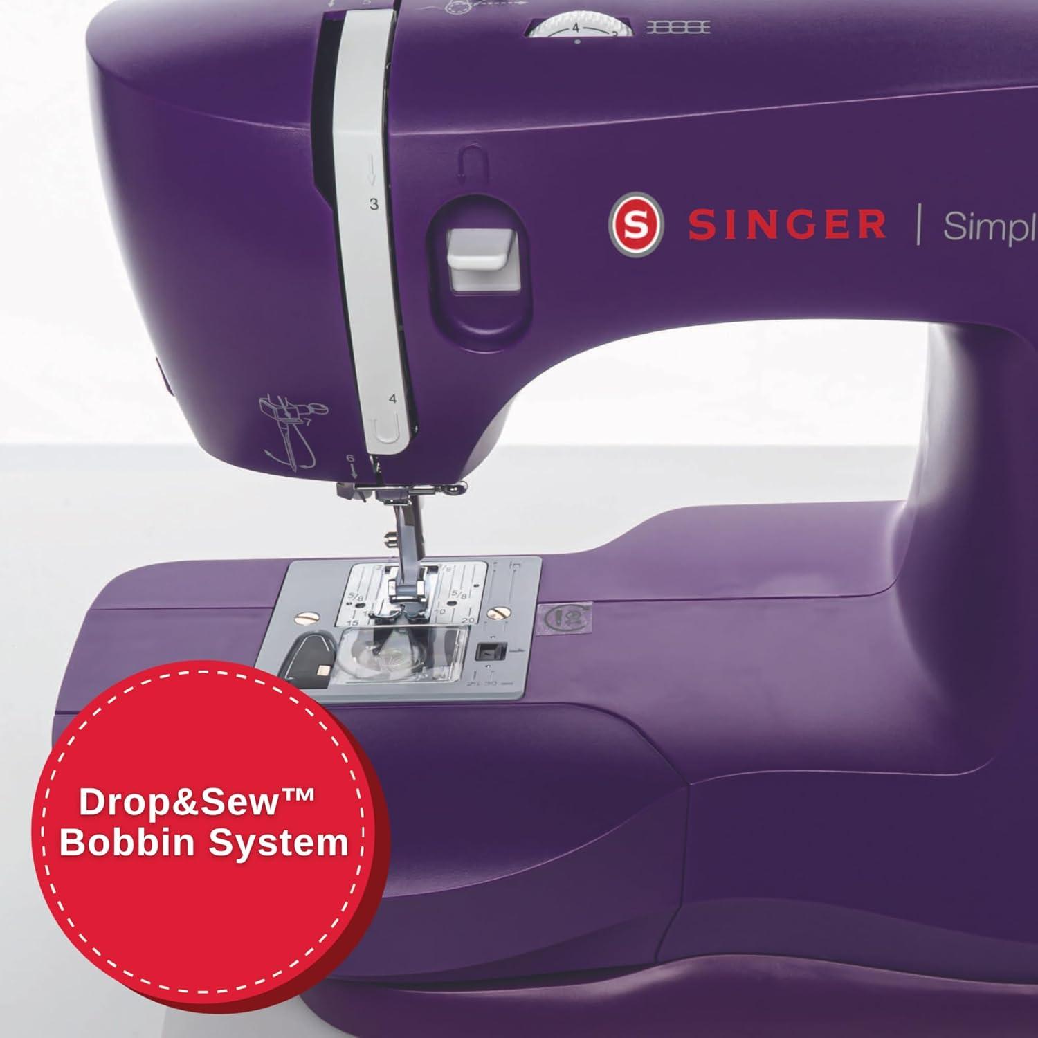 SINGER® Simple™ 3337 Mechanical Sewing Machine, Purple