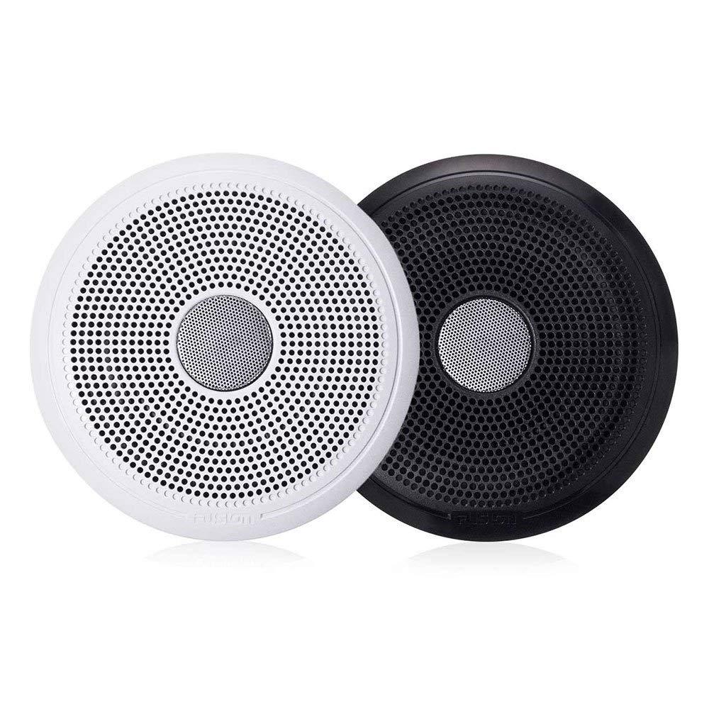 Fusion XS-F65CWB XS Series 6.5" 200 Watt Round Marine Speakers - White & Black (Pair)