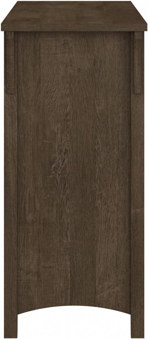 Bush Furniture Salinas 6 Cube Bookcase Organizer, Ash Brown