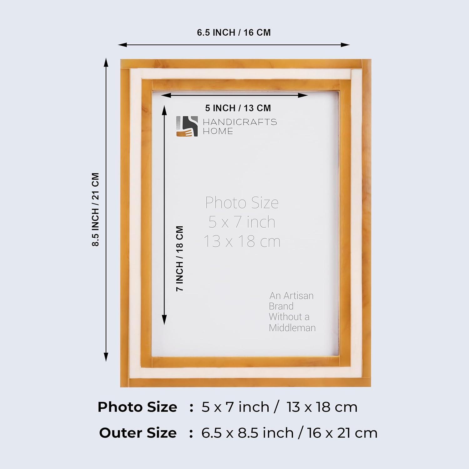 Handicrafts Home 8x10 Avant Amber Collection Photo Frame - Wooden Collage