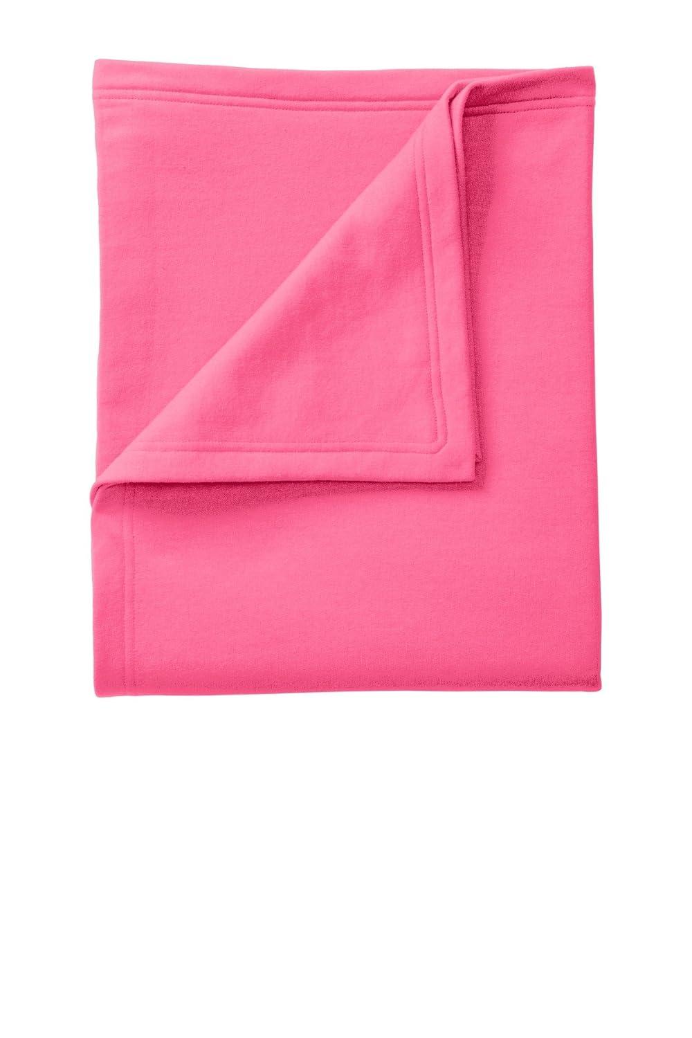 Port & Company Core Fleece Sweatshirt Blanket - Neon Pink