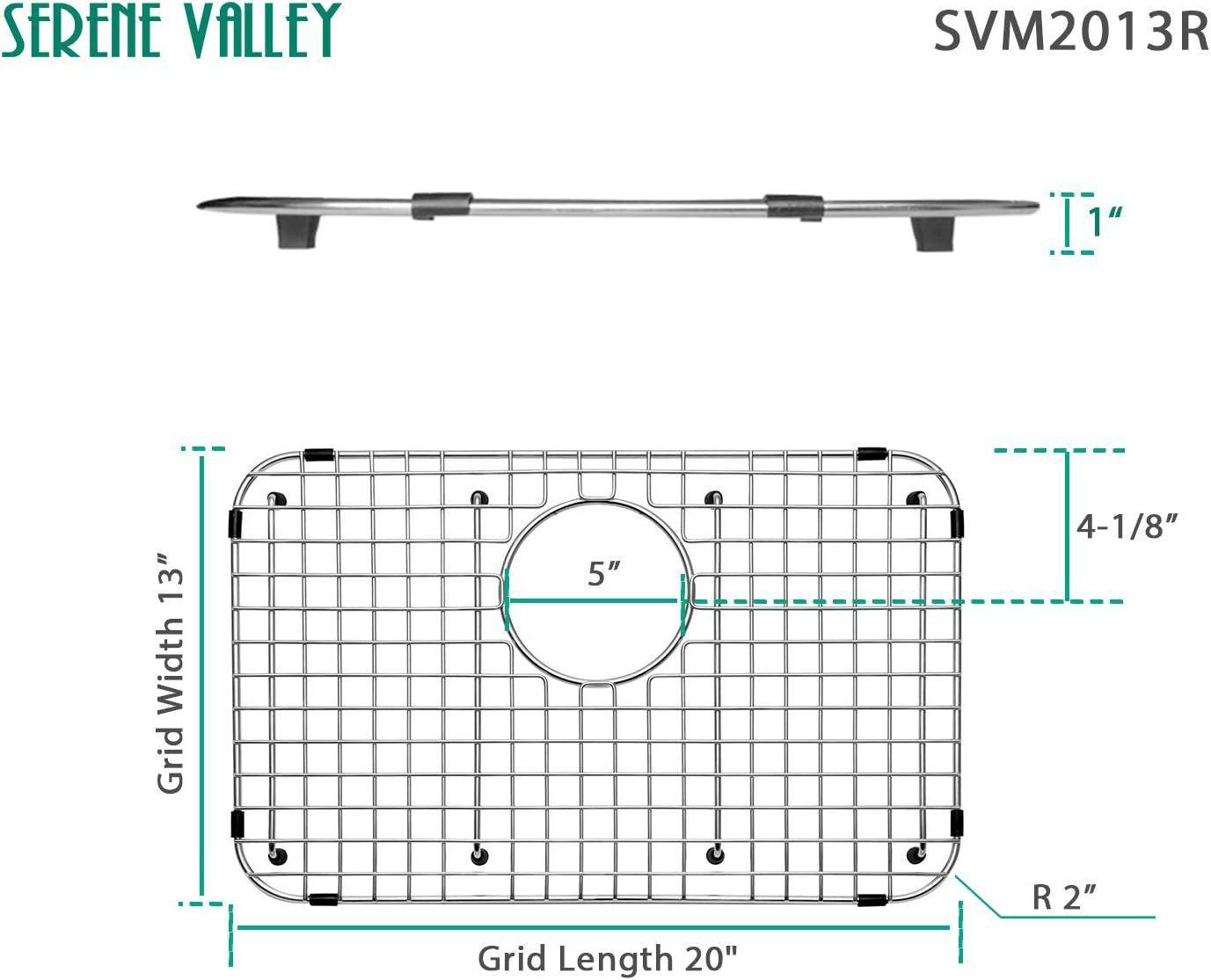 20-in x 12.99-in Rear Drain Heavy-Duty Stainless Steel Sink Protector