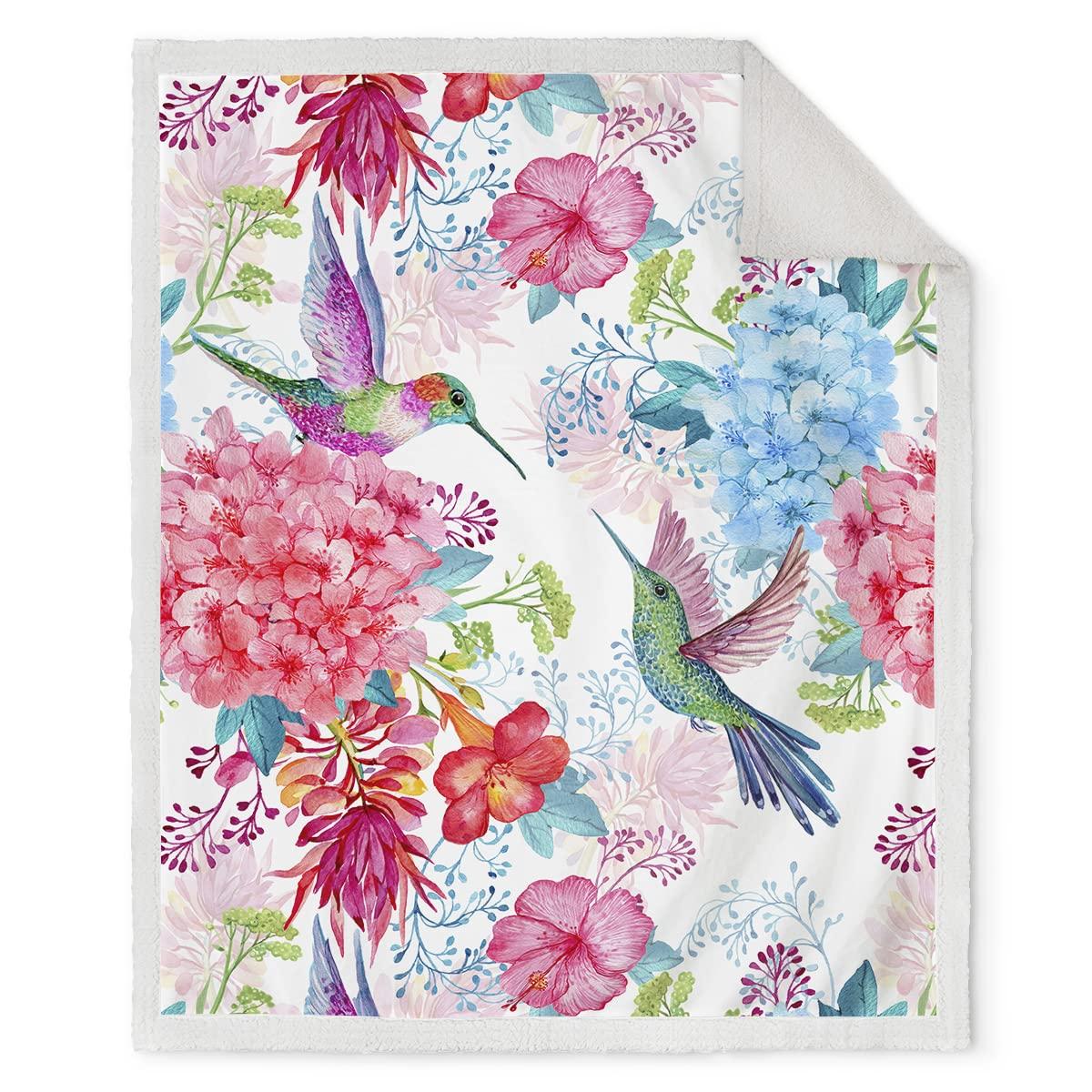 Colorful Rainbow Fleece Throw Blanket for Girls 50" x 60"
