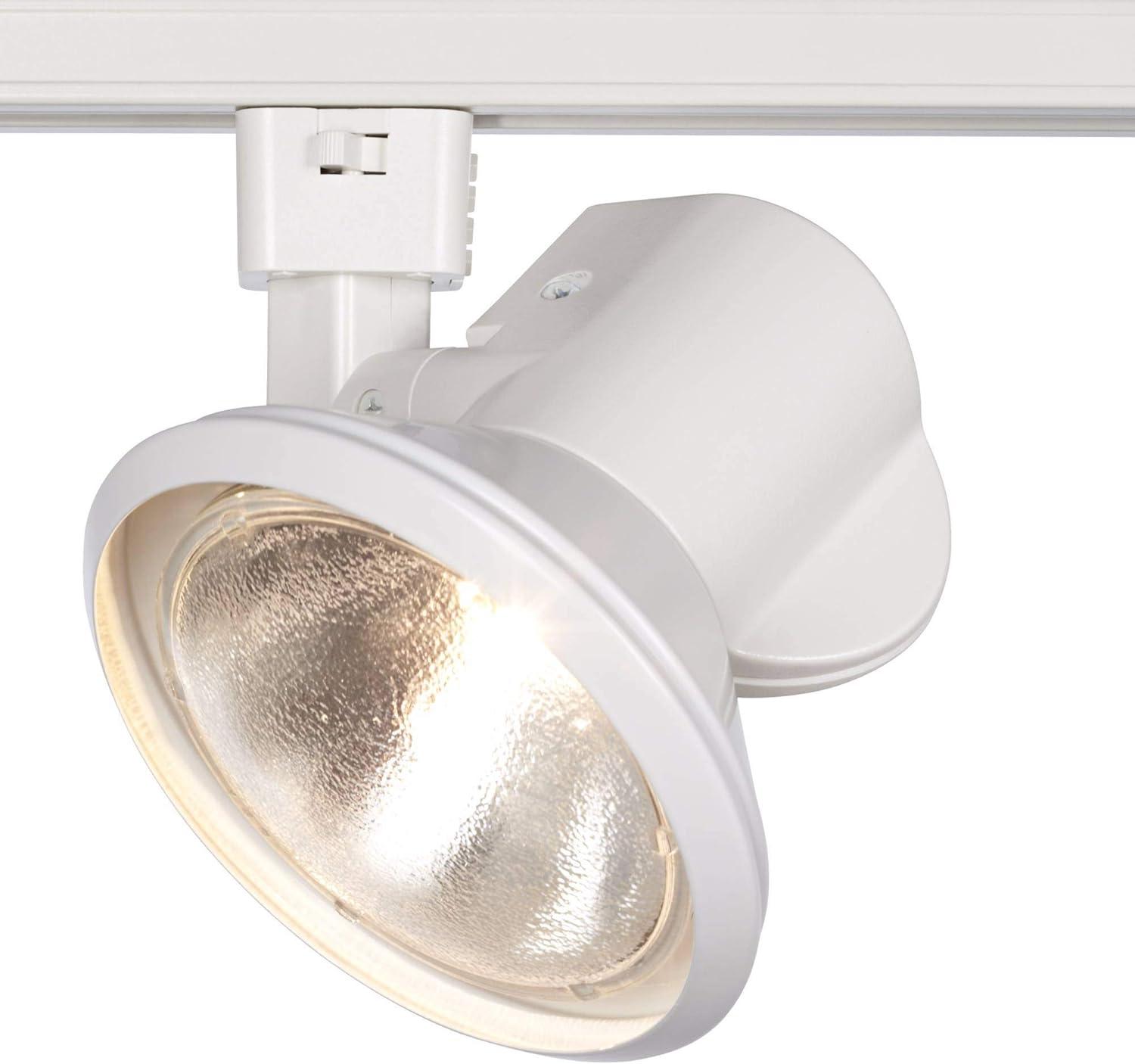 White Copper Halogen Wall Mount Track Light