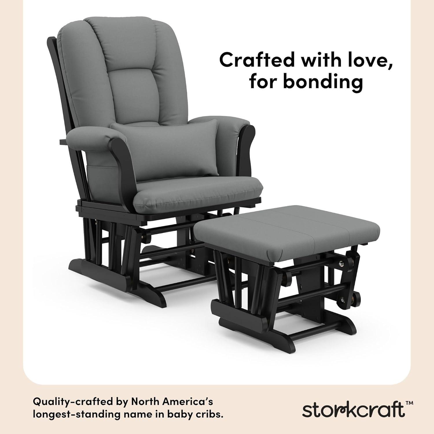 Tuscany Glider with Nursery Chair & Ottoman Set