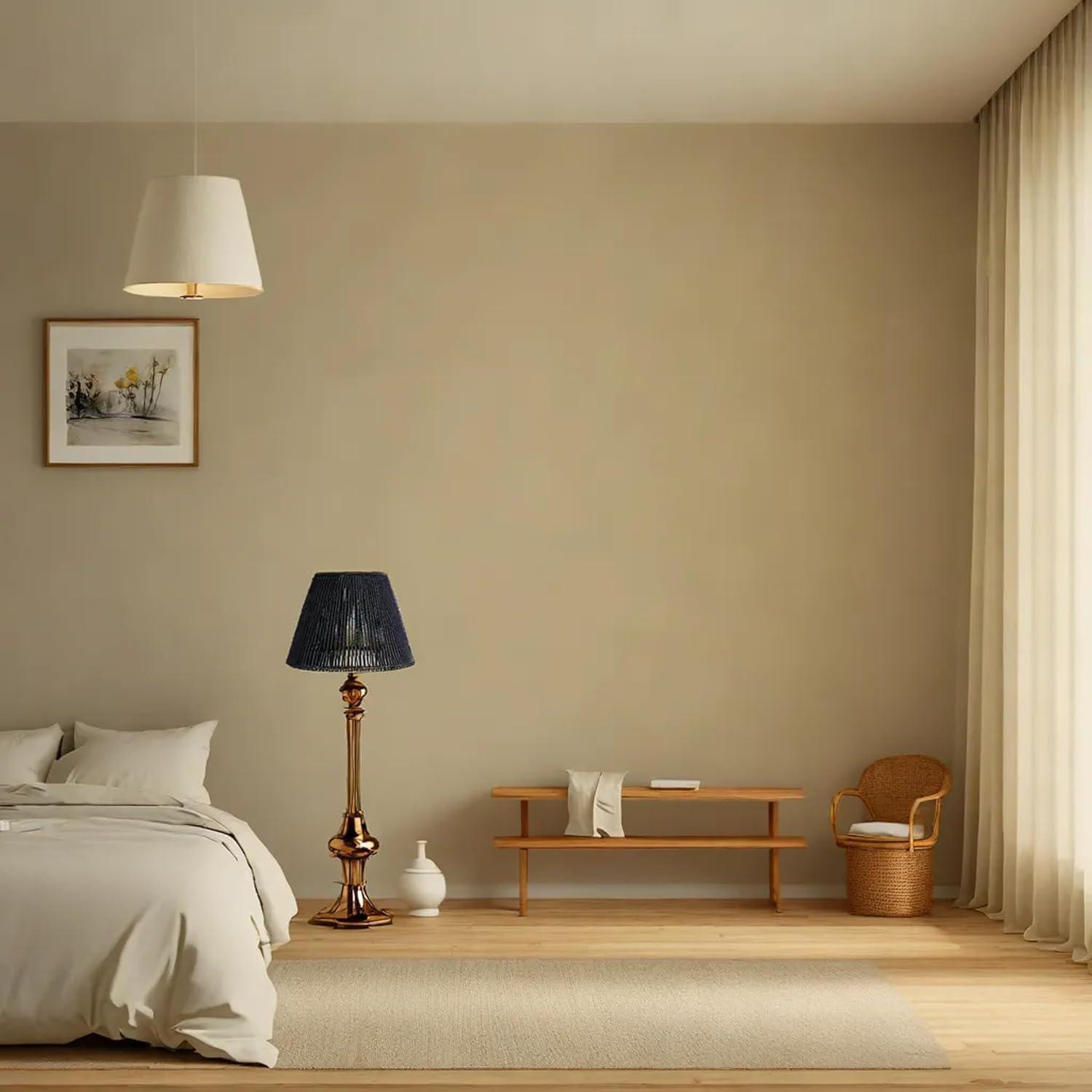 Bayou Breeze Bayou Breeze Farmhouse Water Hyacinth Drum Lamp Shades for Table Lamps, Wicker Pendant Light Shade Replacement, Rustic Light Fixture Cover, Woven Chandelier Replacement Shades for Living Room, Kitchen, Desk Decor, Spider Fitter