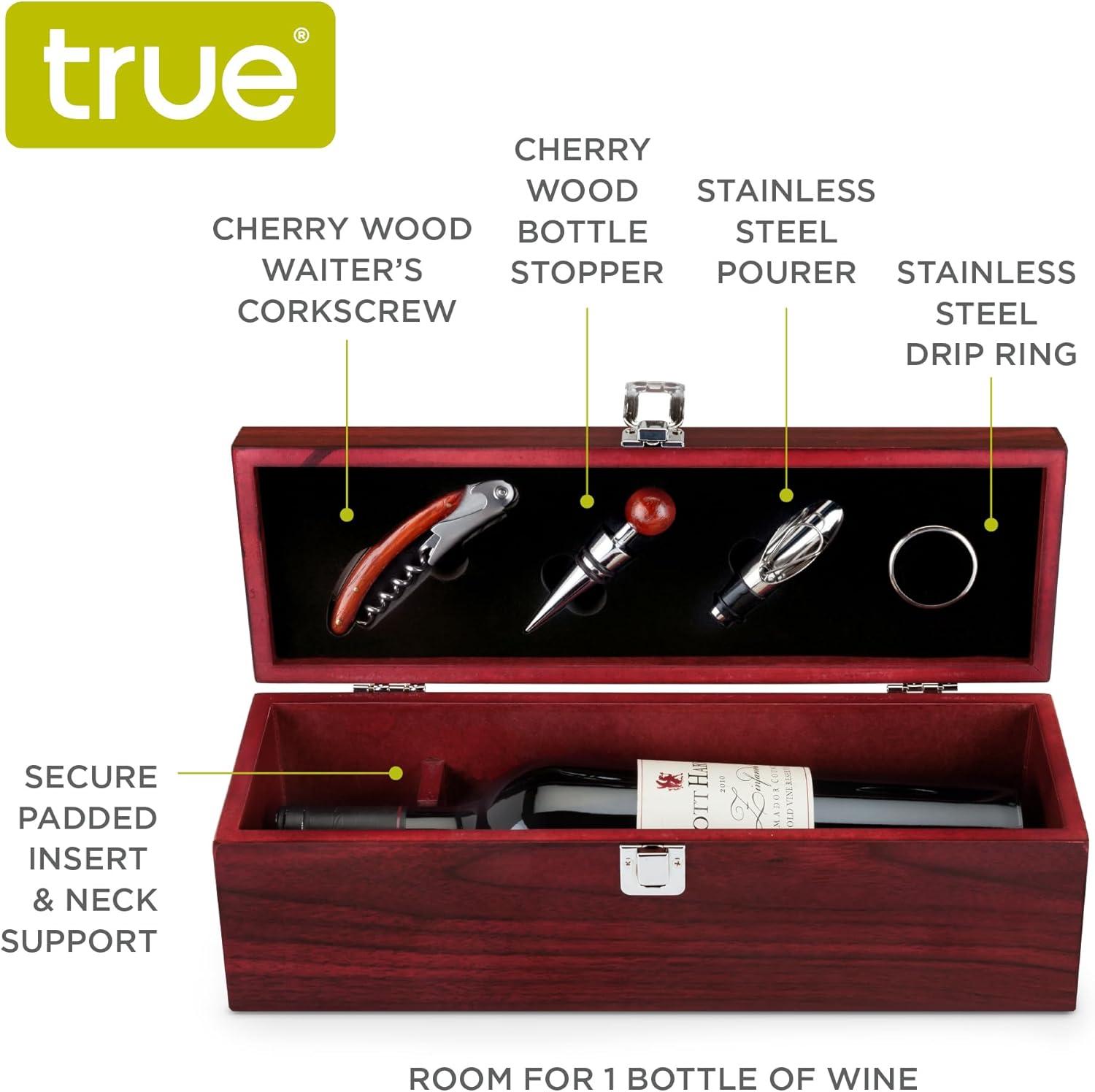True Cherry 1 Bottle Accessory Gift Set