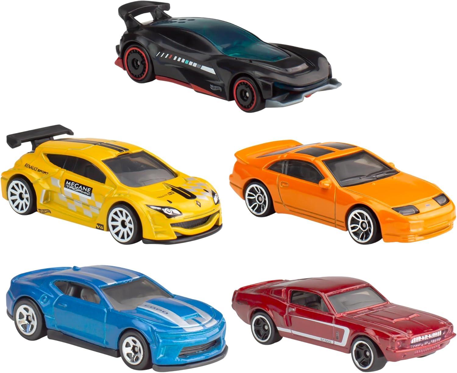Hot Wheels Diecast  Cars -  5pk (Colors May Vary)