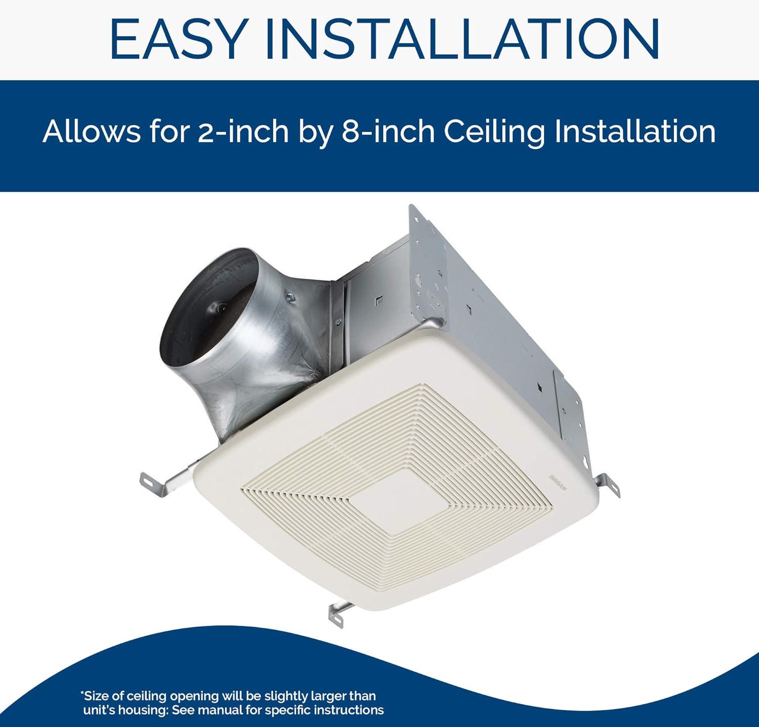 150 CFM Energy Star Certified Bathroom Fan